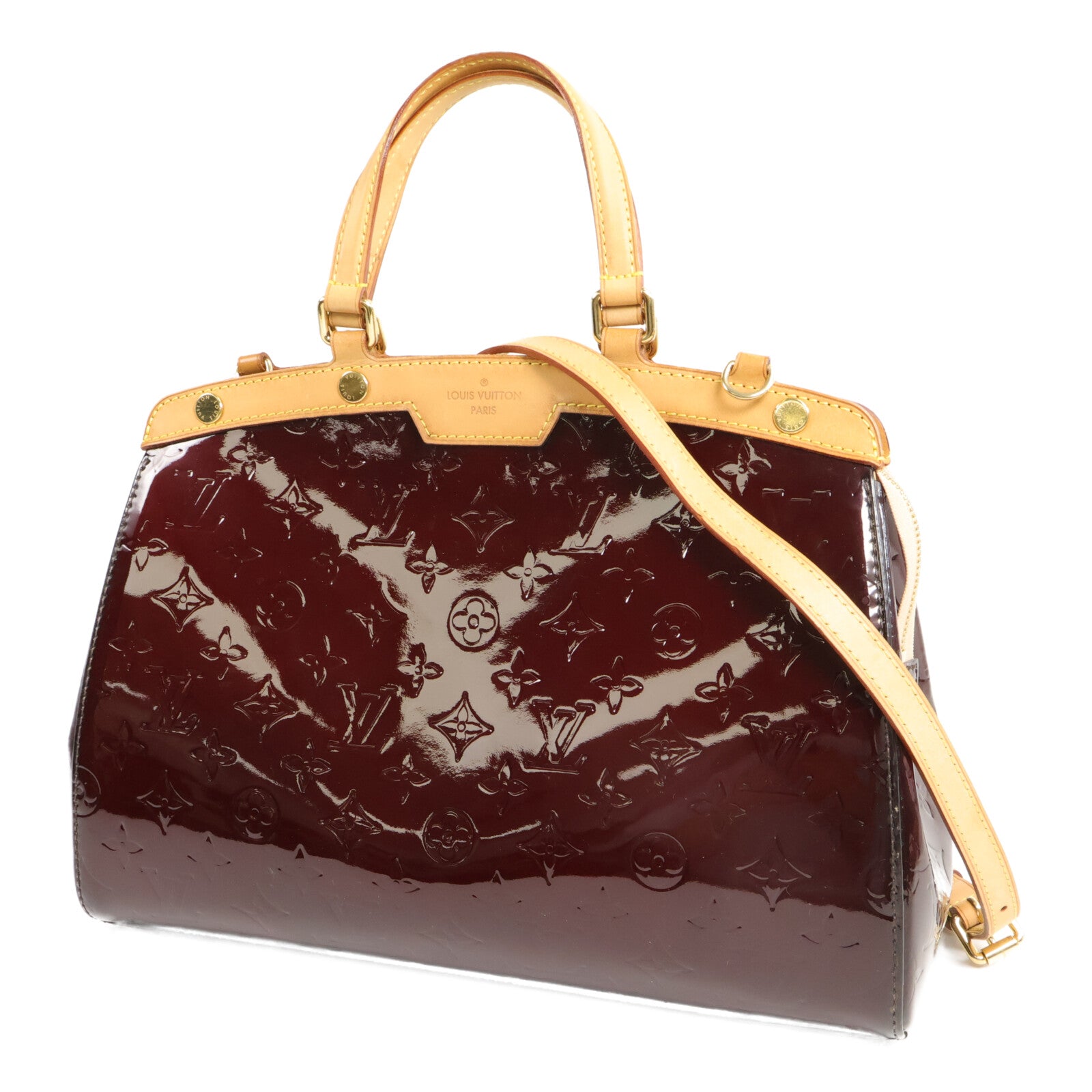 LOUIS VUITTON Vernis Brea MM手挽肩背兩用袋
