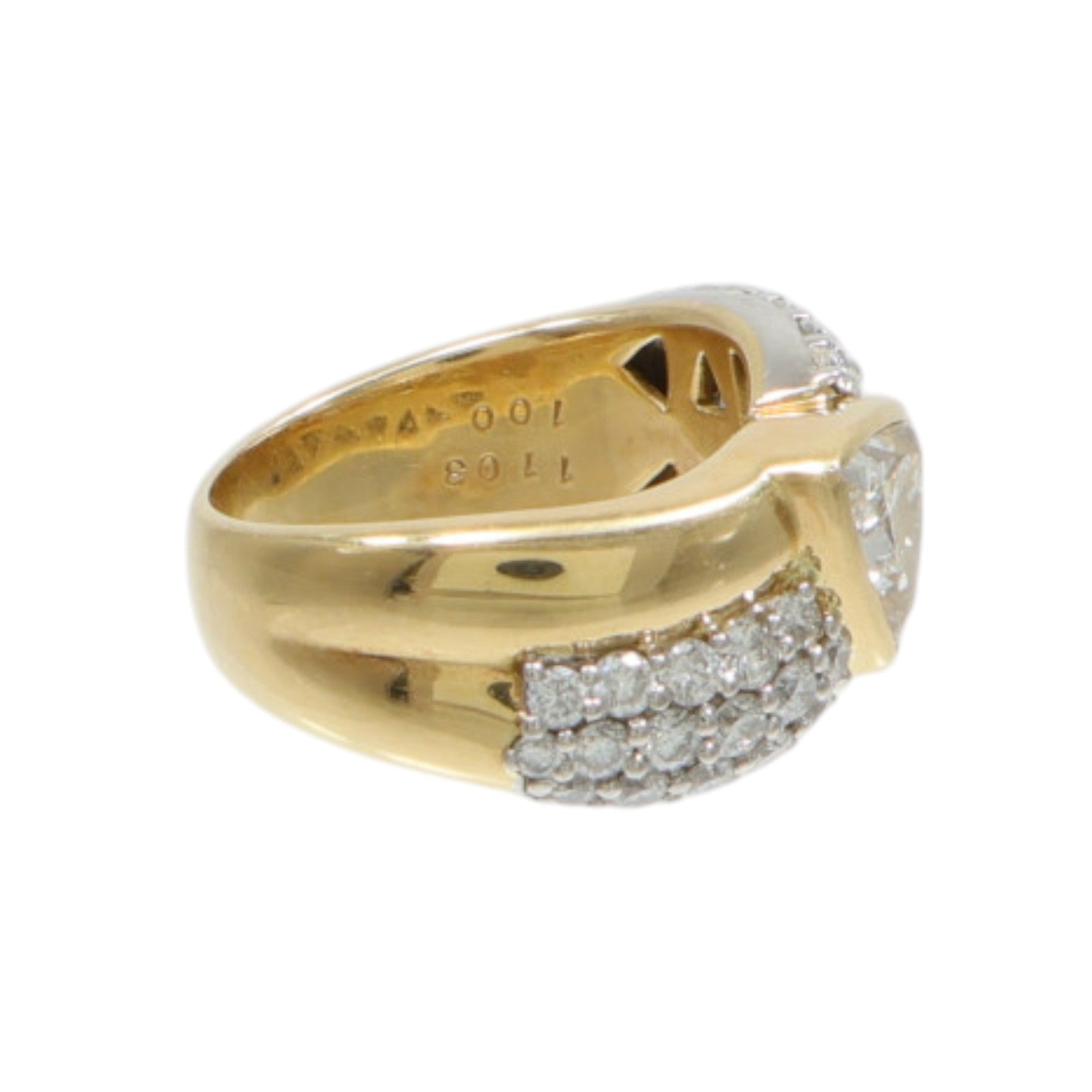 JEWELRY PT900鉑金18K黃金/白金Diamond Ring鑽石戒指