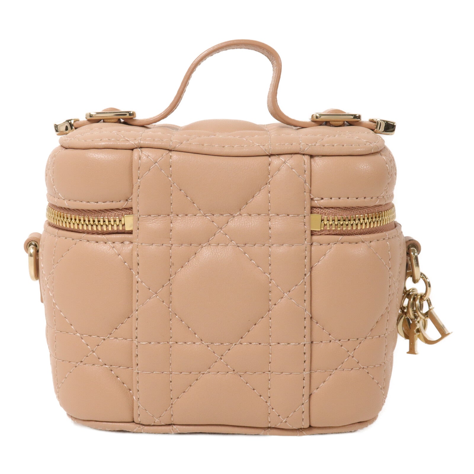 Dior 羊皮皮革Lady Dior Mirco Vanity Case手挽肩背兩用袋