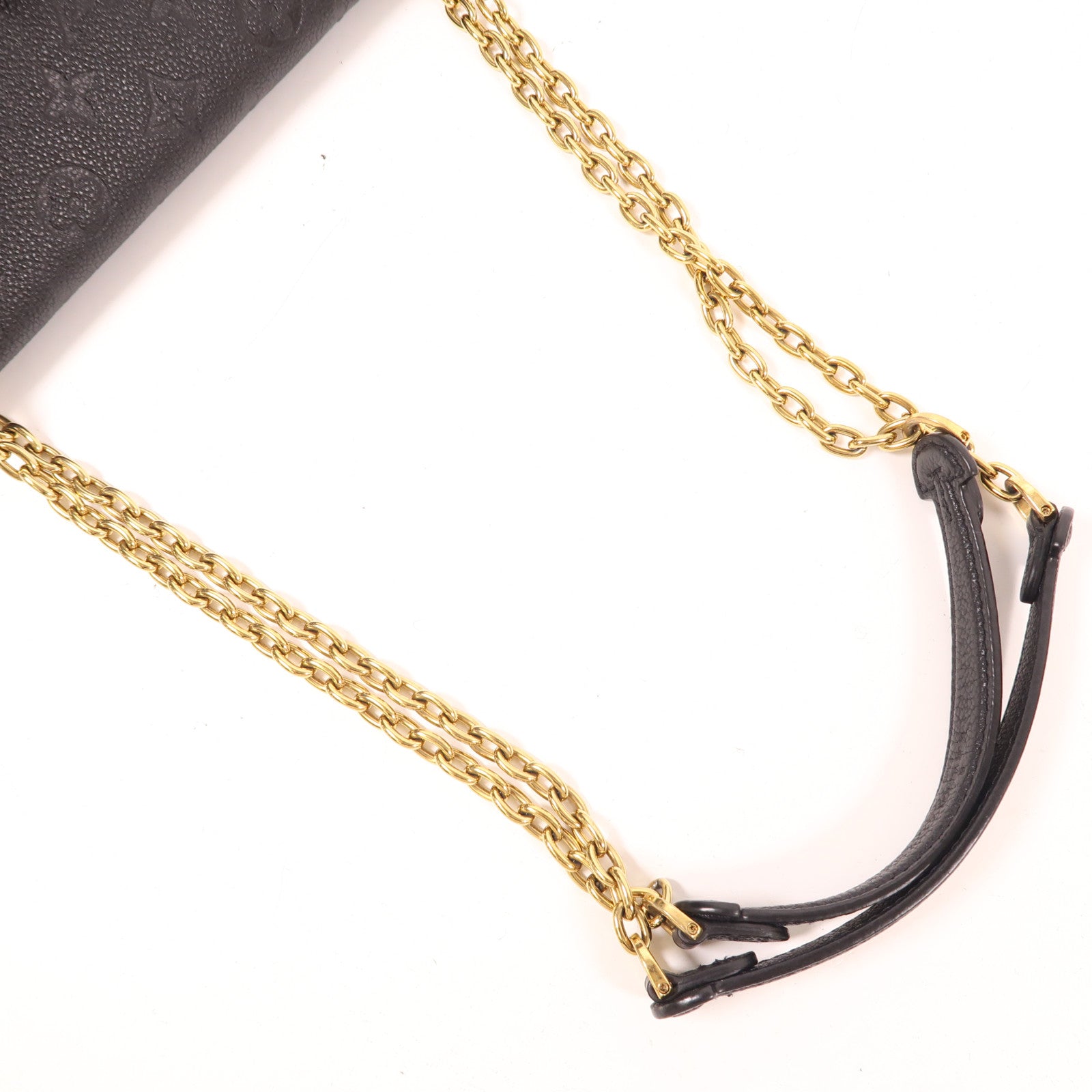 LOUIS VUITTON Monogram Empreinte Vavin PM金扣肩背袋