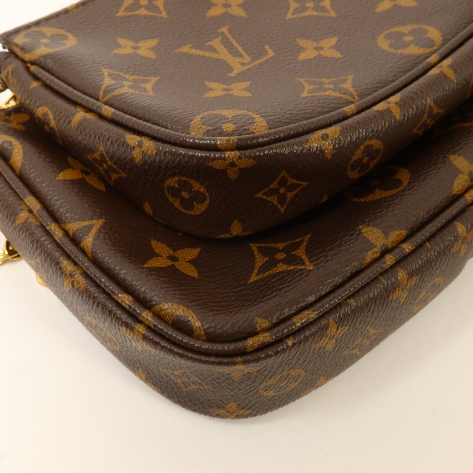 LOUIS VUITTON Monogram Multi Pochette Accessoires鏈帶手挽肩背兩用袋
