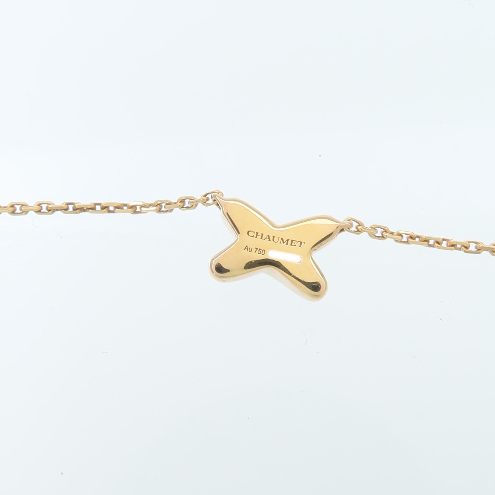 Chaumet 18K玫瑰金Jeux De Liens Necklace鑽石項鍊