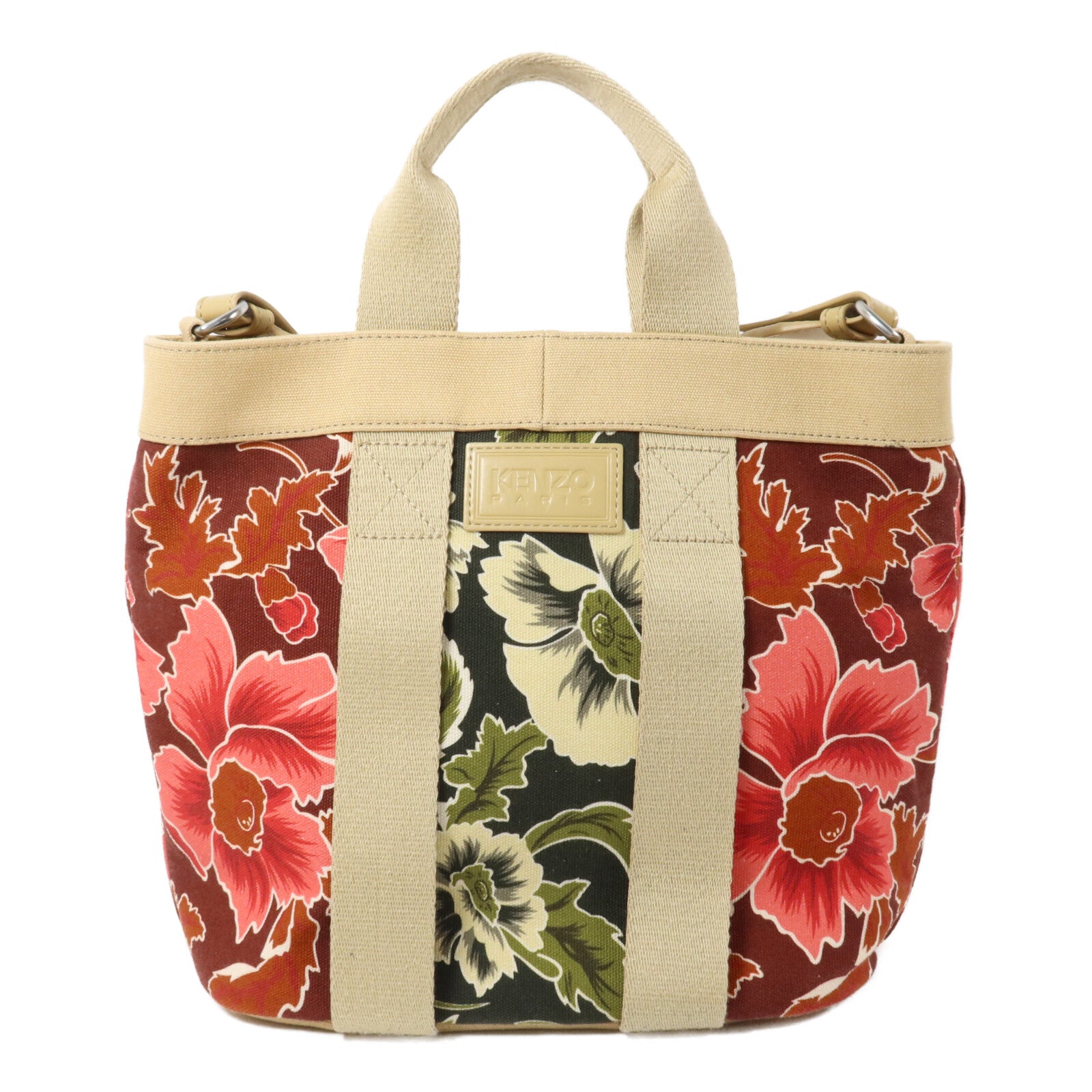 KENZO 帆布Kaba Jungle Camo Tote Bag手挽肩背兩用袋