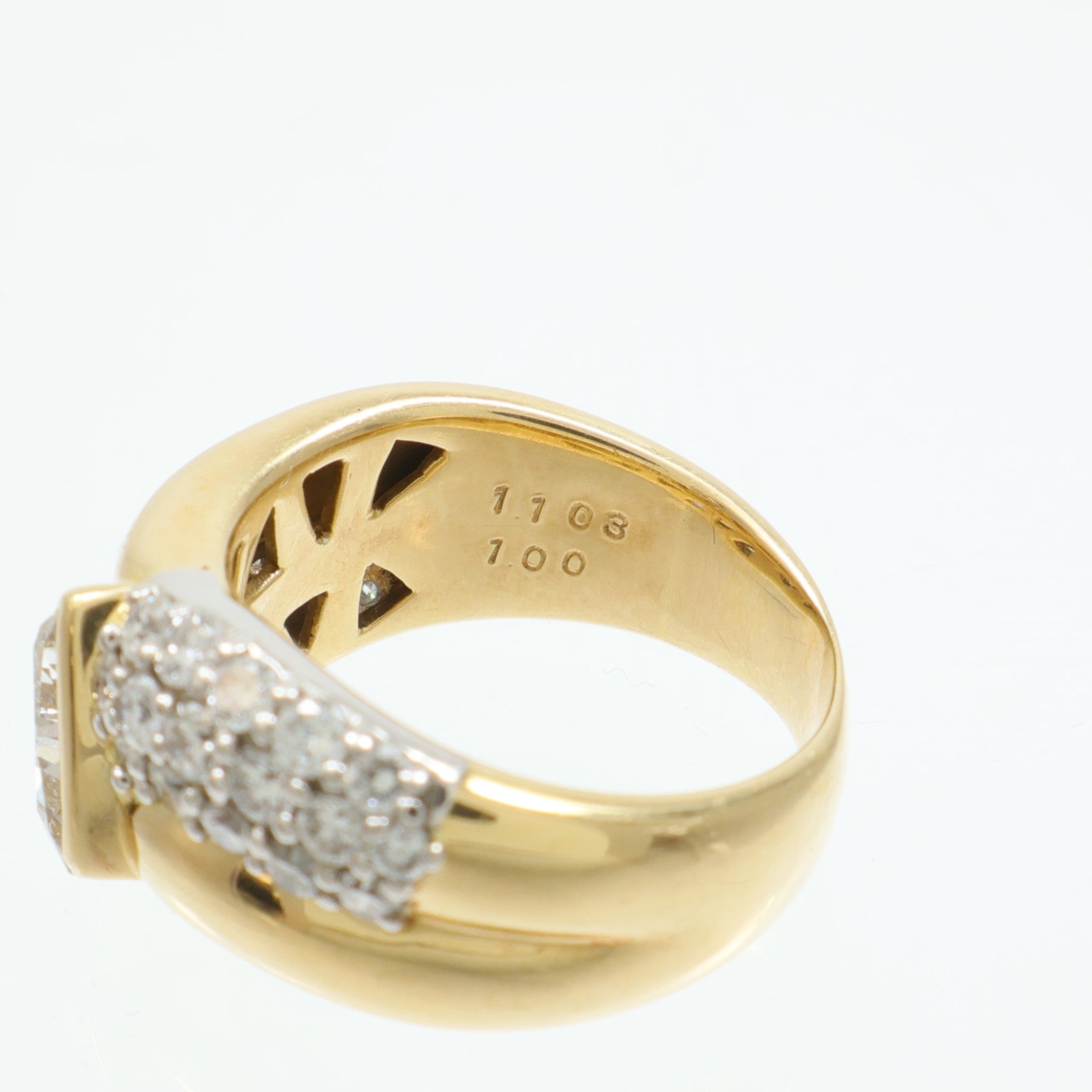 JEWELRY PT900鉑金18K黃金/白金Diamond Ring鑽石戒指