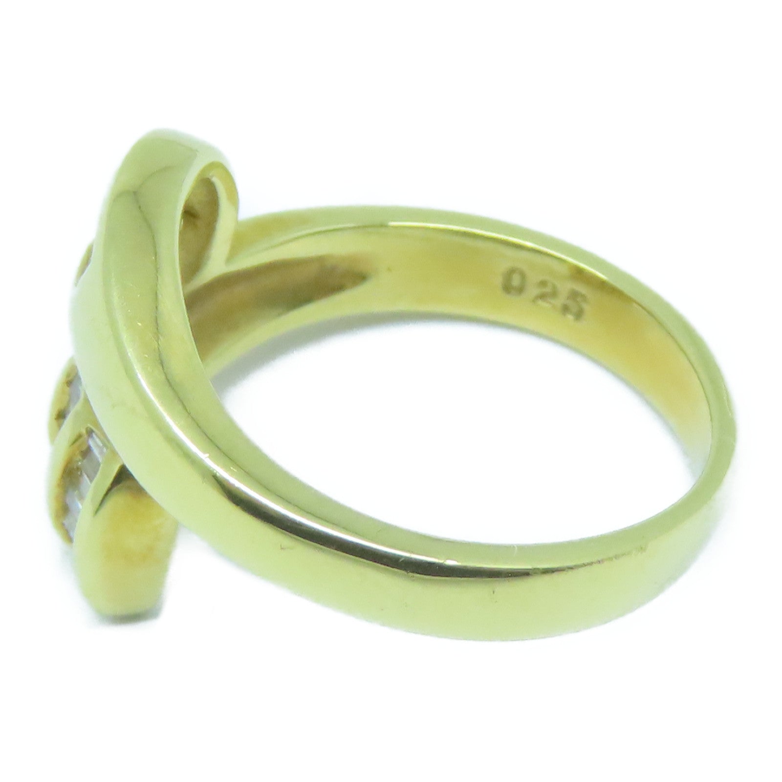 JEWELRY **【激減優惠】18K黃金Diamond Ring 0.25ct鑽石戒指US#5.5