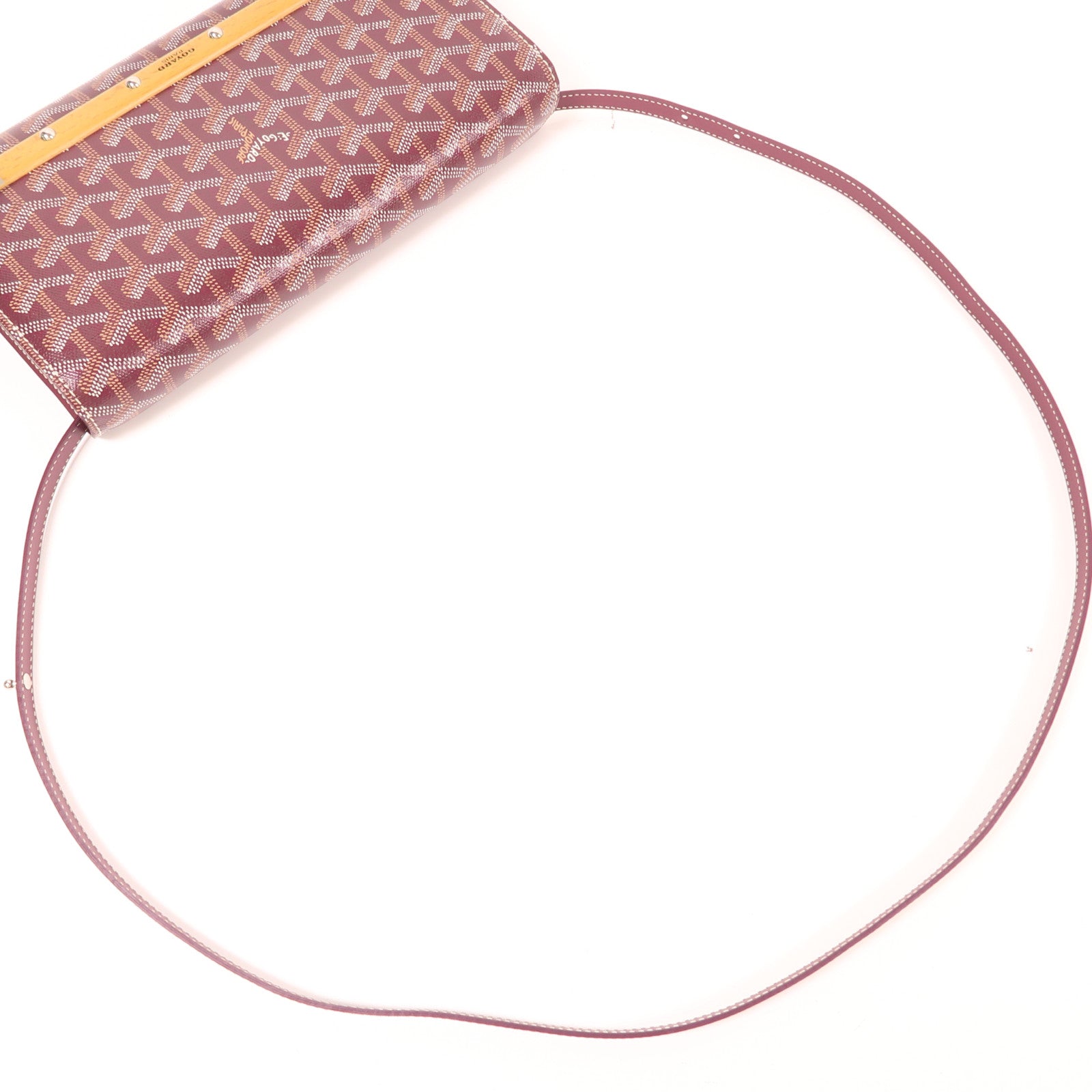 GOYARD 塗層帆布Monte Carlo銀扣肩背袋