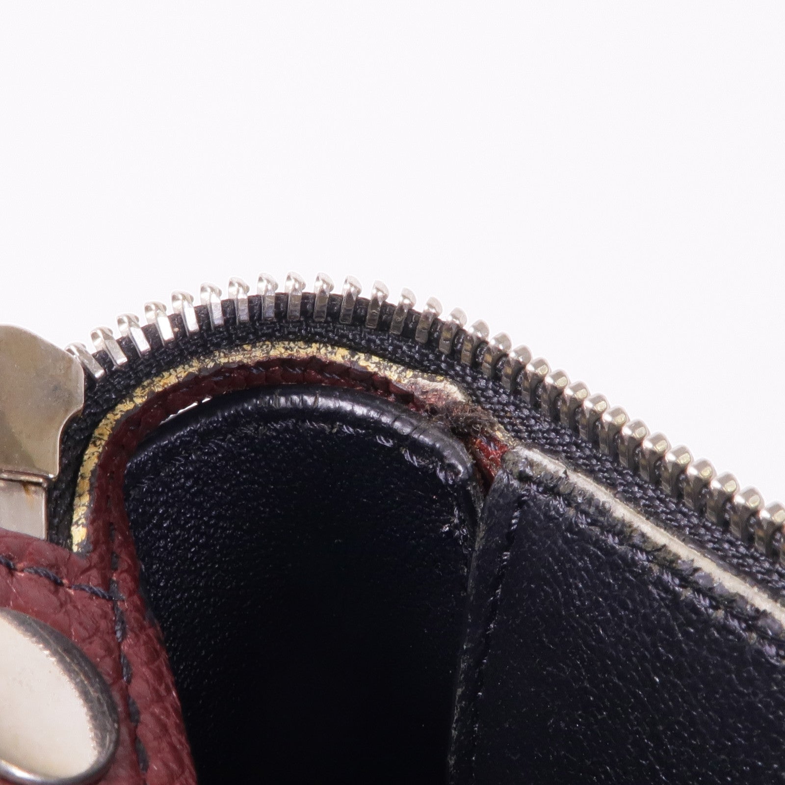 CELINE 牛皮皮革Edge Medium銀扣手挽袋