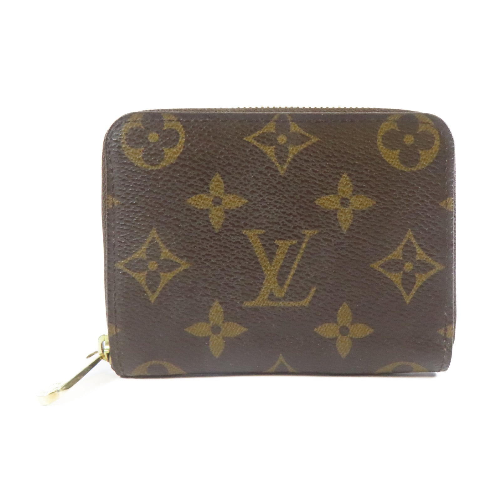 LOUIS VUITTON 【激減優惠】Monogram Zippy Coin Purse金扣零錢包啡色
