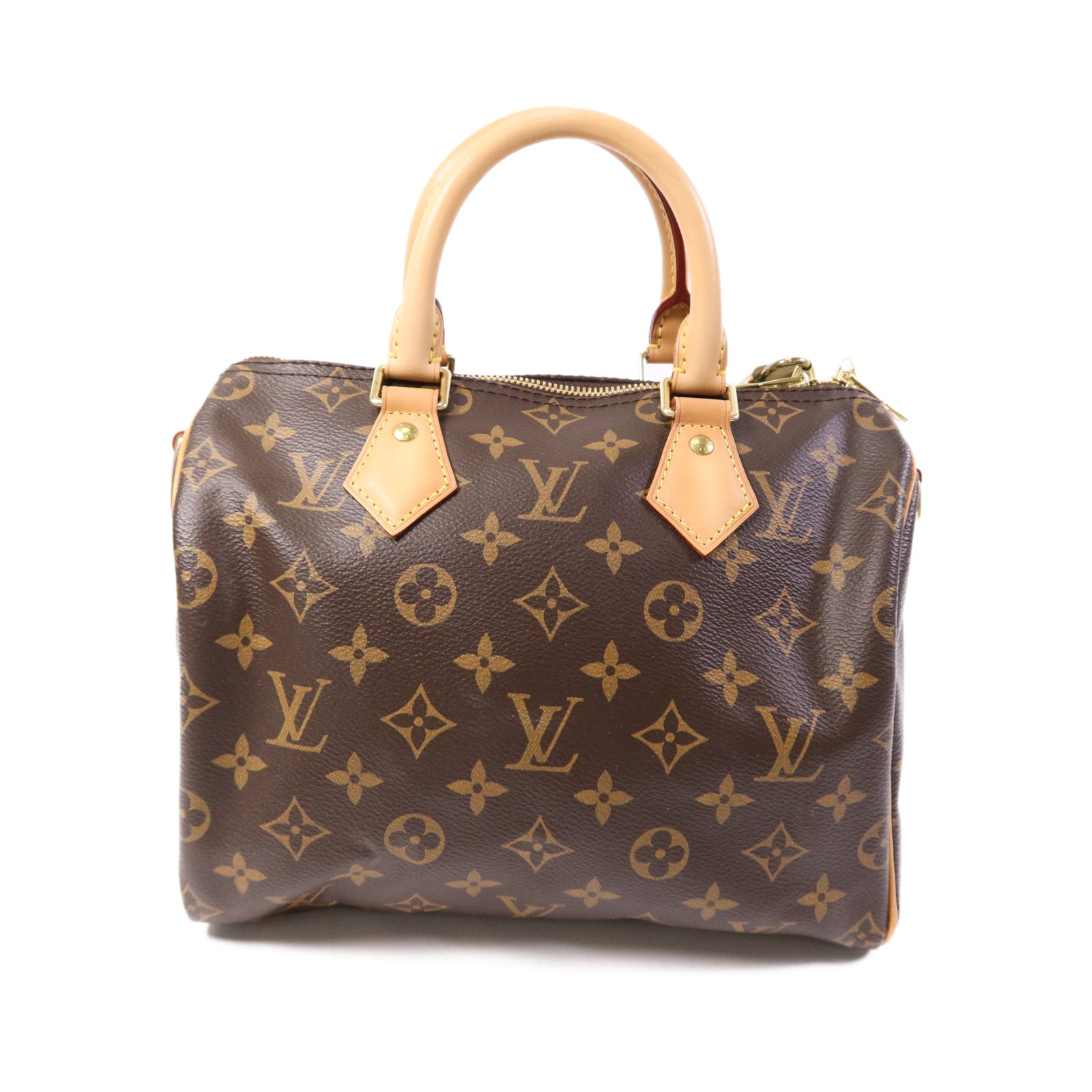 LOUIS VUITTON Monogram Speedy Bandouliere 25金扣手挽肩背兩用袋