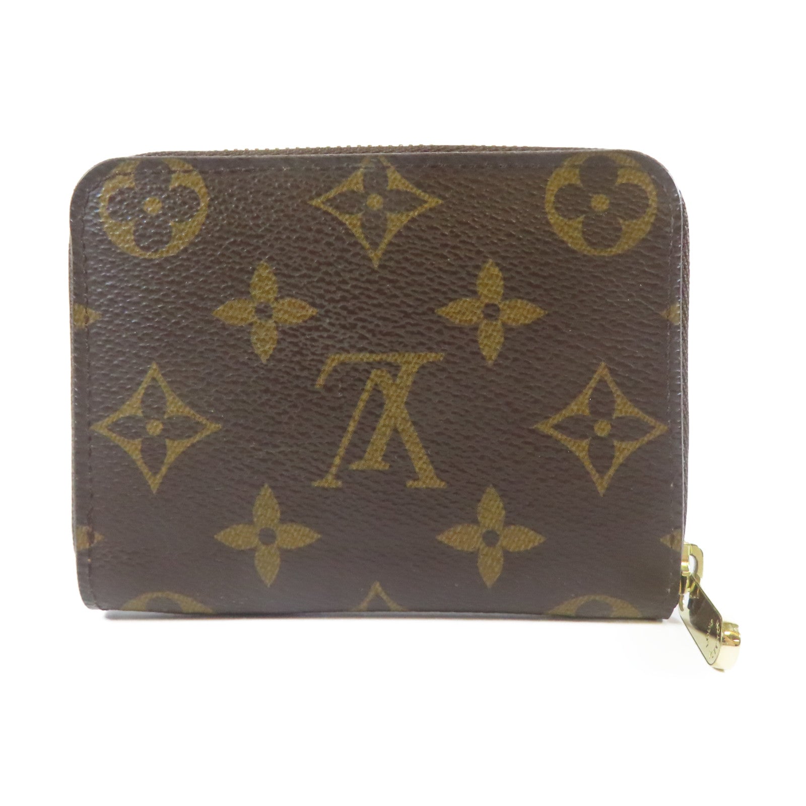 LOUIS VUITTON 【激減優惠】Monogram Zippy Coin Purse金扣零錢包啡色