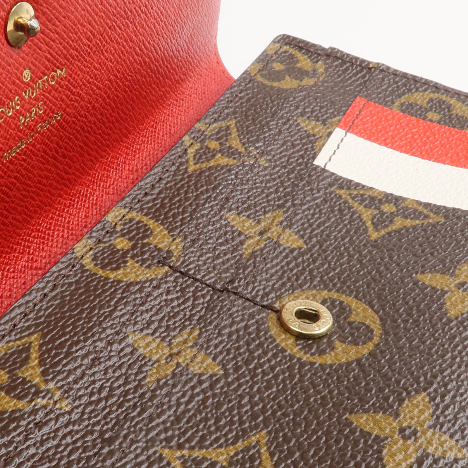 LOUIS VUITTON Monogram Groom Portefeuille Sarah金扣長錢包
