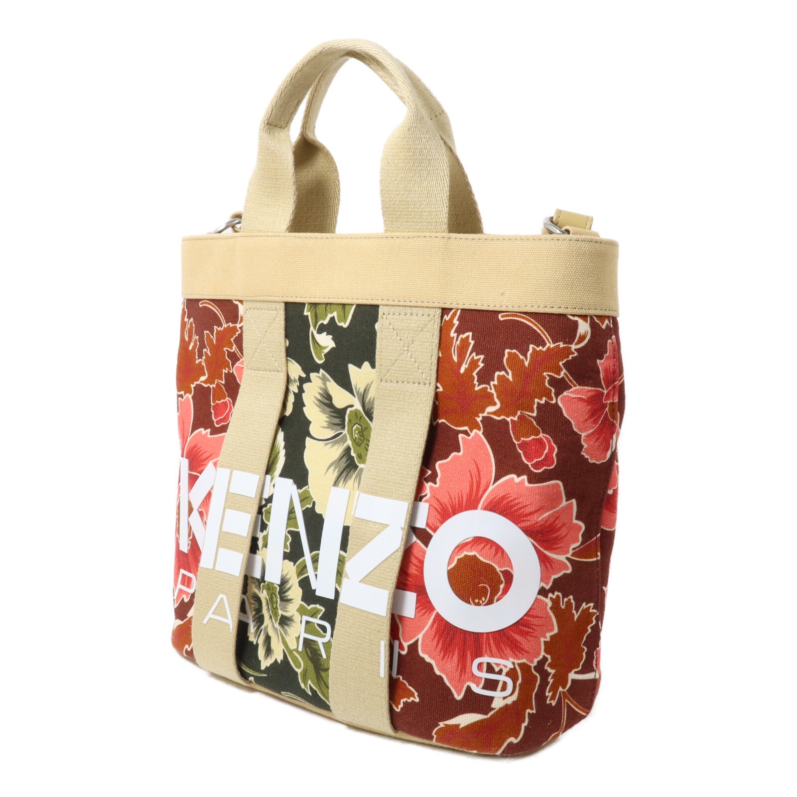 KENZO 帆布Kaba Jungle Camo Tote Bag手挽肩背兩用袋