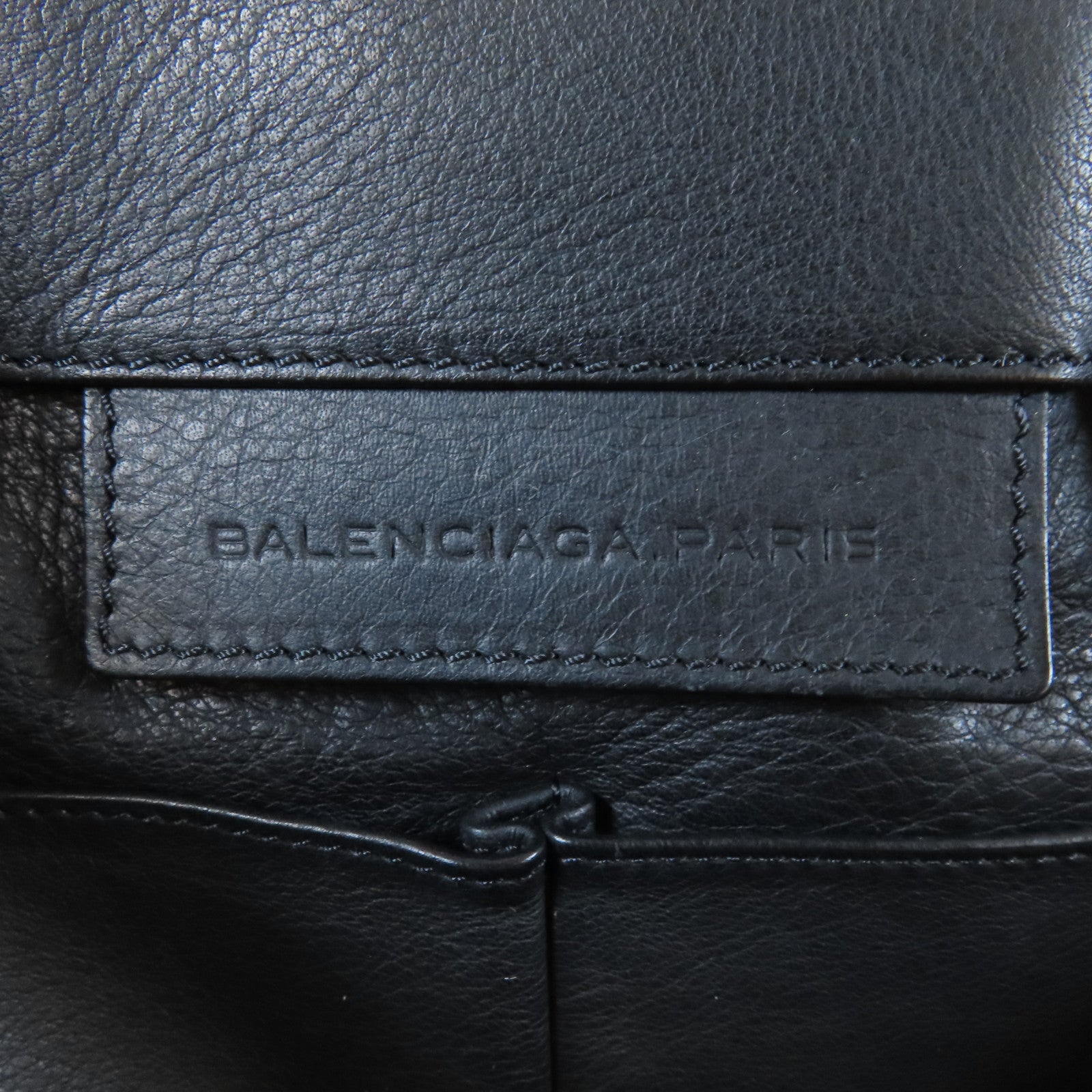 BALENCIAGA 【激減優惠】牛皮皮革Tote Bag金扣手挽袋黑色