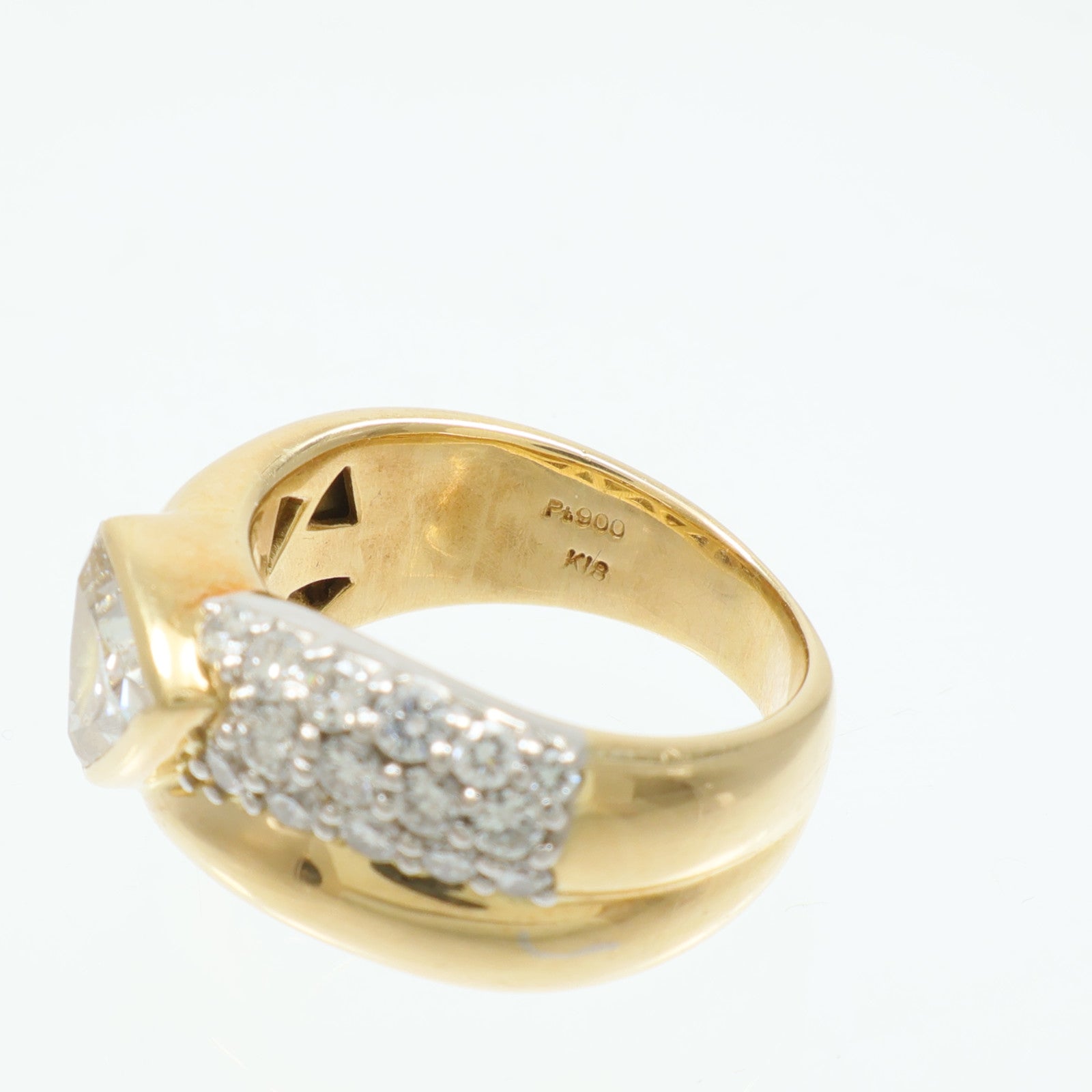 JEWELRY PT900鉑金18K黃金/白金Diamond Ring鑽石戒指