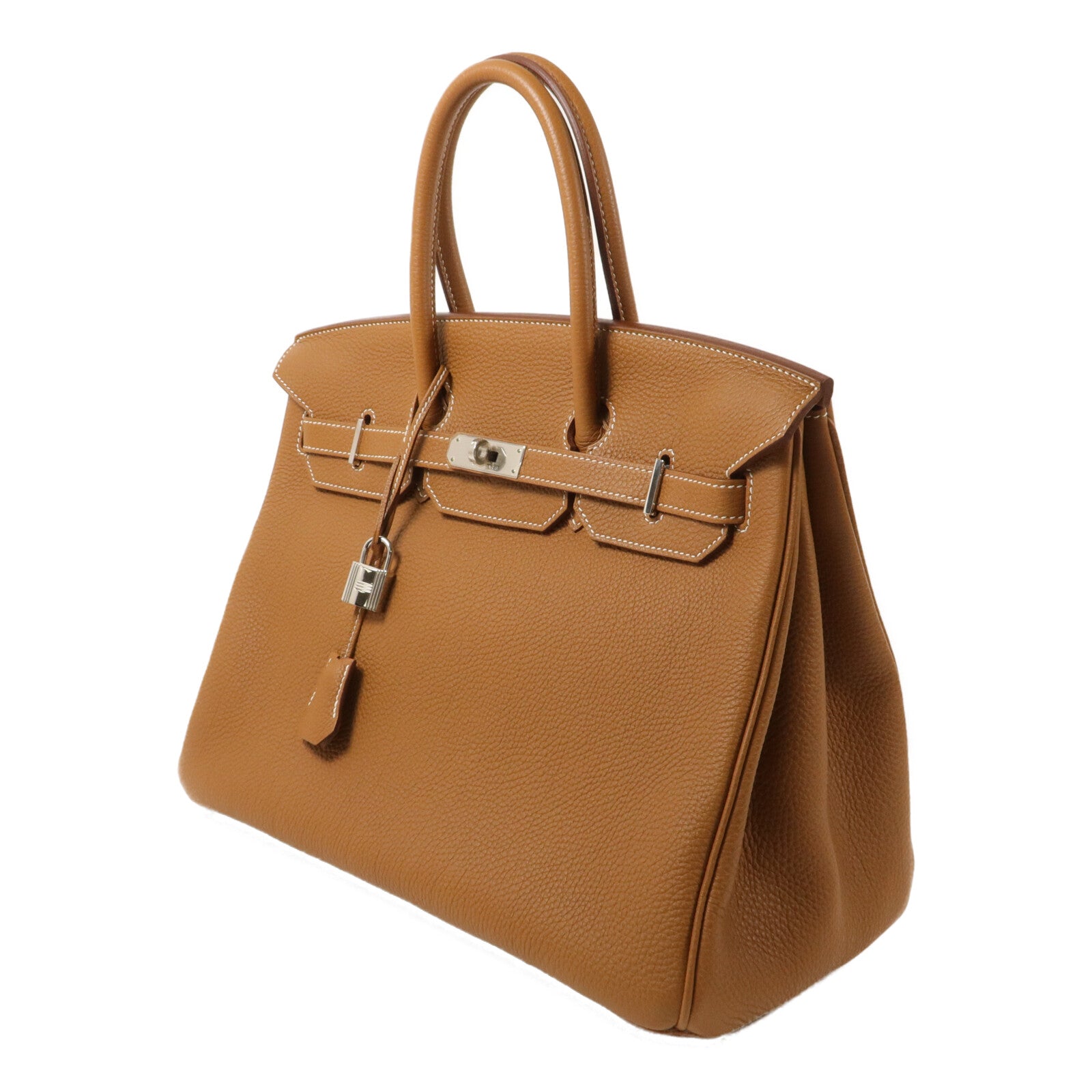 HERMES Togo皮革Birkin 35手挽袋Gold