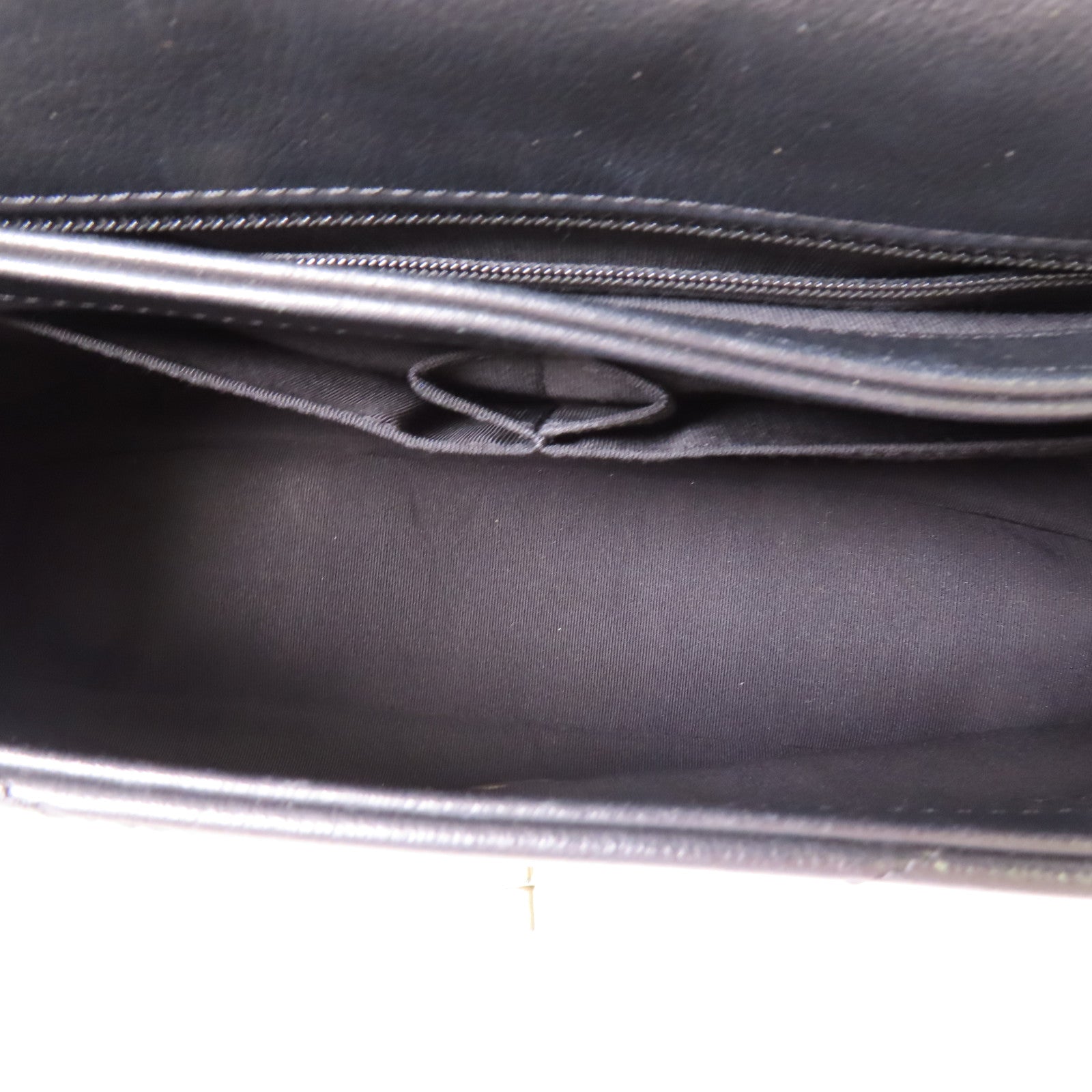 CHANEL 蛇皮/牛皮皮革金扣2 Way Bag手挽肩背兩用袋