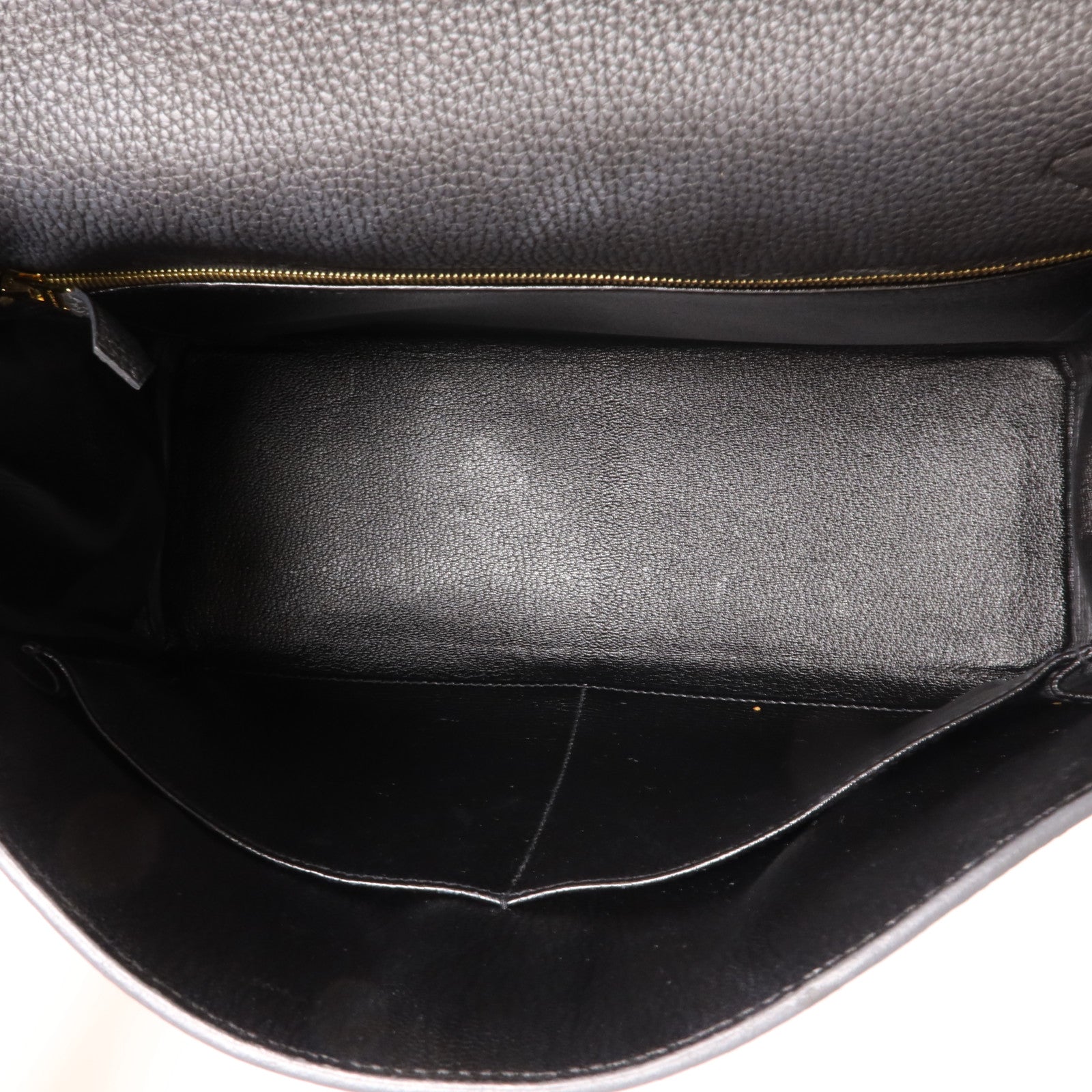 HERMES Togo皮革Kelly 32手挽肩背兩用袋Noir