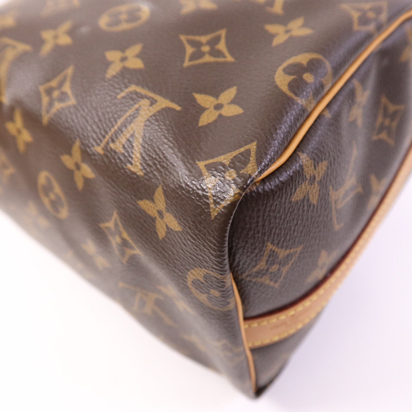 LOUIS VUITTON Monogram Speedy Bandouliere 25金扣手挽肩背兩用袋