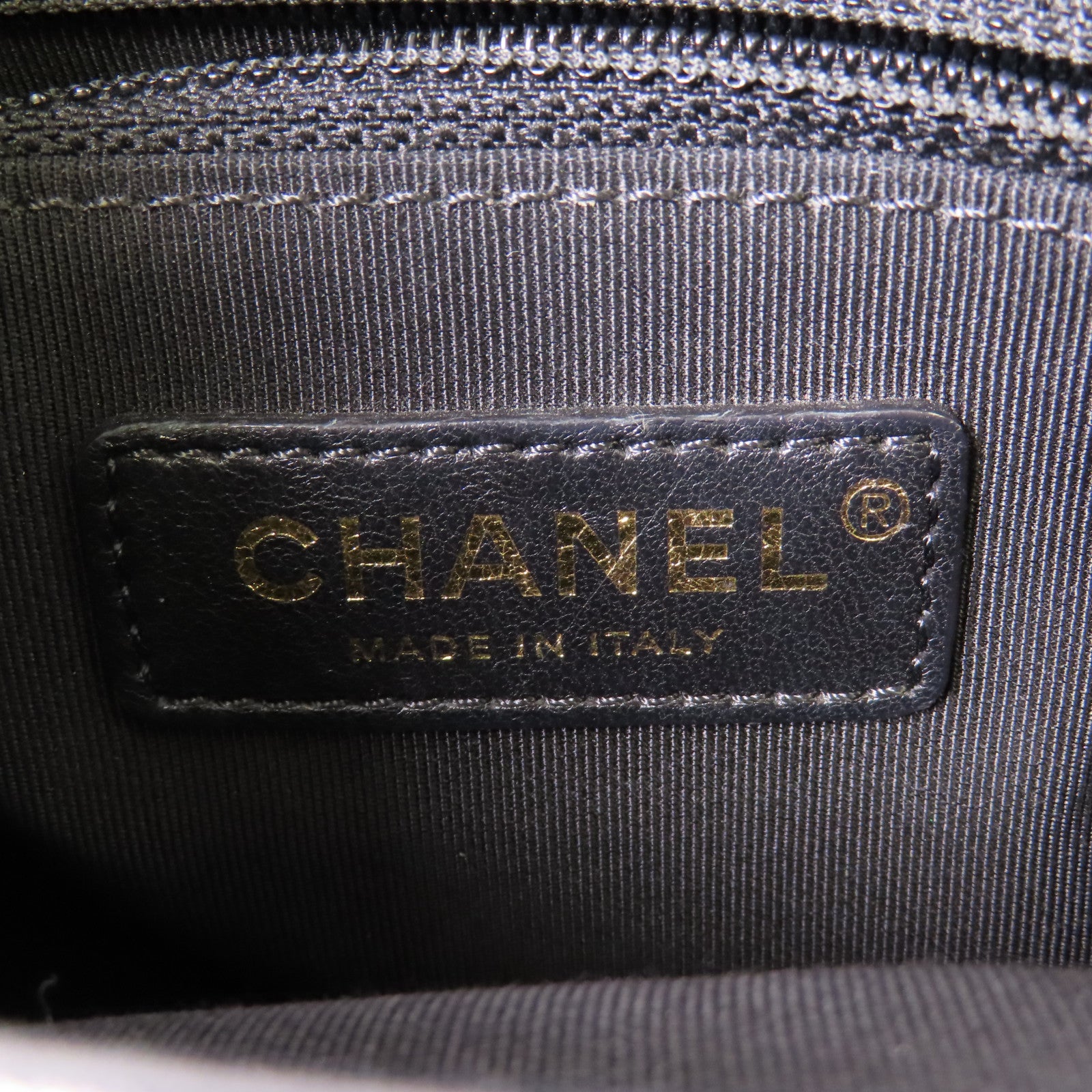 CHANEL 蛇皮/牛皮皮革金扣2 Way Bag手挽肩背兩用袋