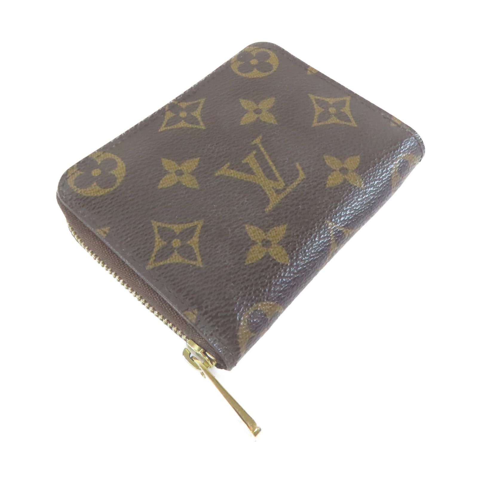 LOUIS VUITTON 【激減優惠】Monogram Zippy Coin Purse金扣零錢包啡色