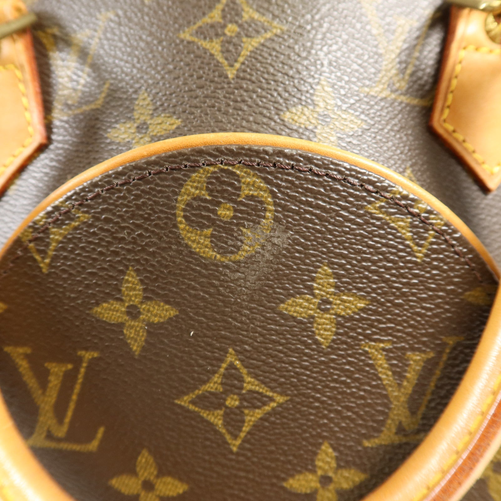 LOUIS VUITTON Monogram Elipse MM金扣手挽袋