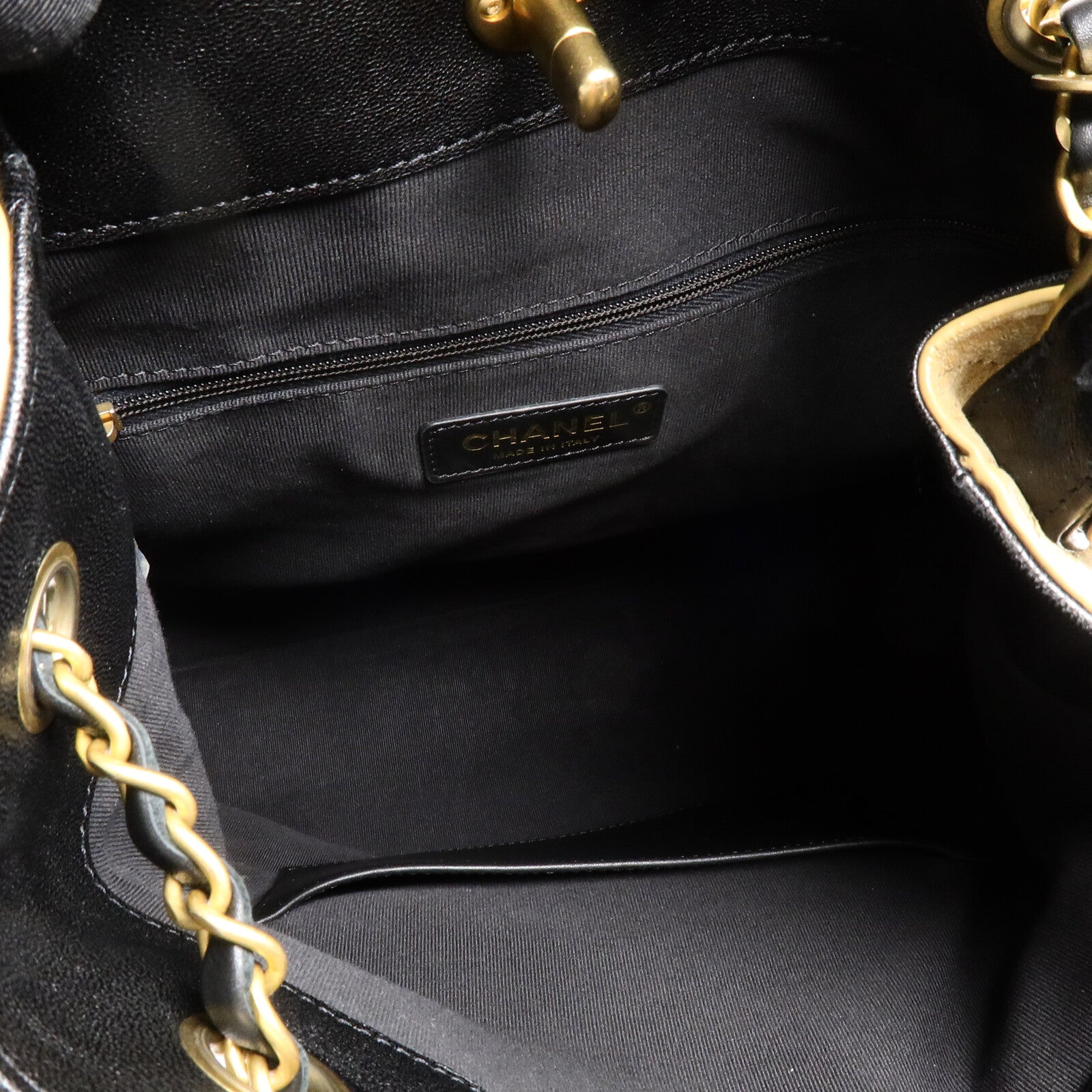 CHANEL 麂皮皮革25A Suede Hobo手挽肩背兩用袋