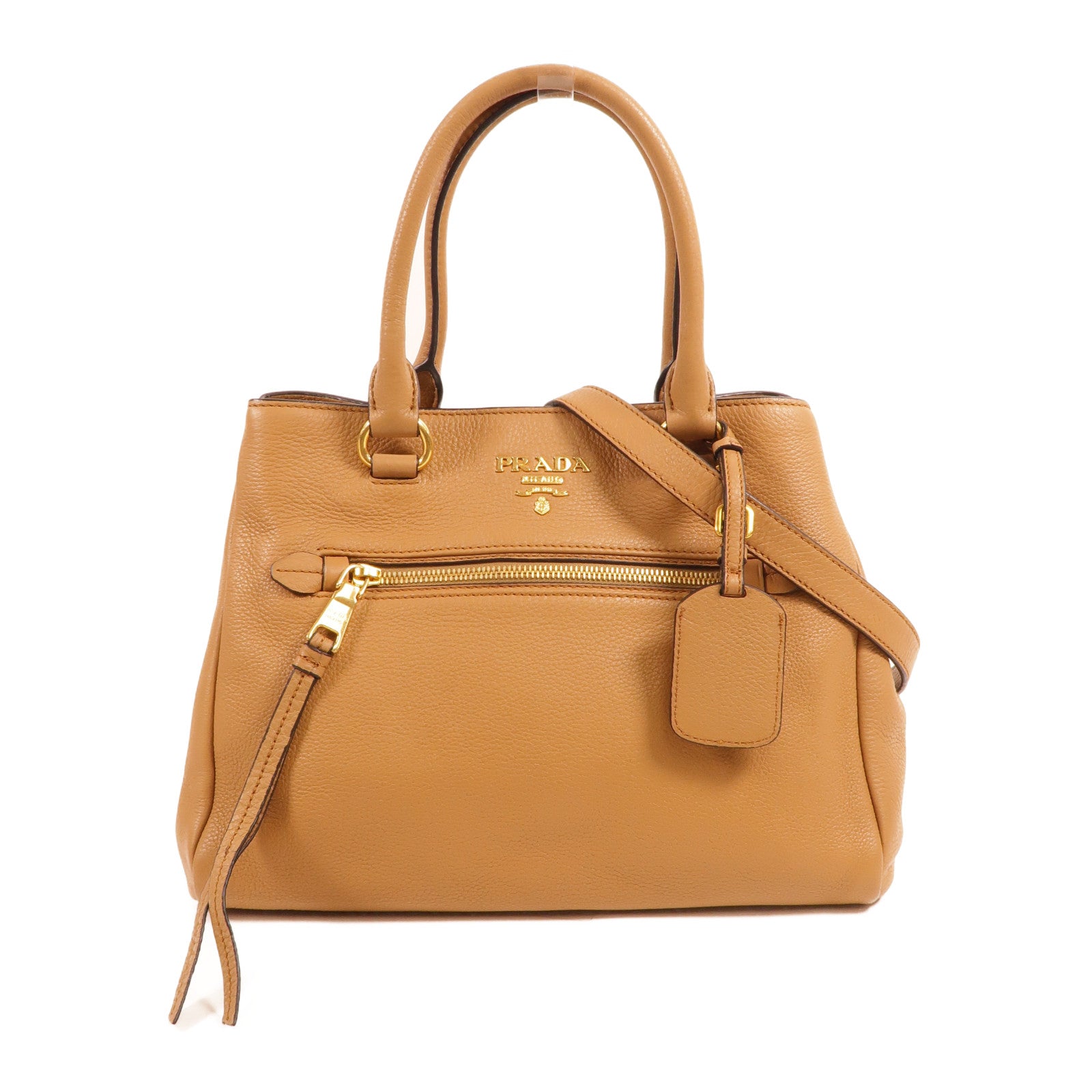 PRADA 牛皮皮革2Way Shoulder Bag手挽肩背兩用袋