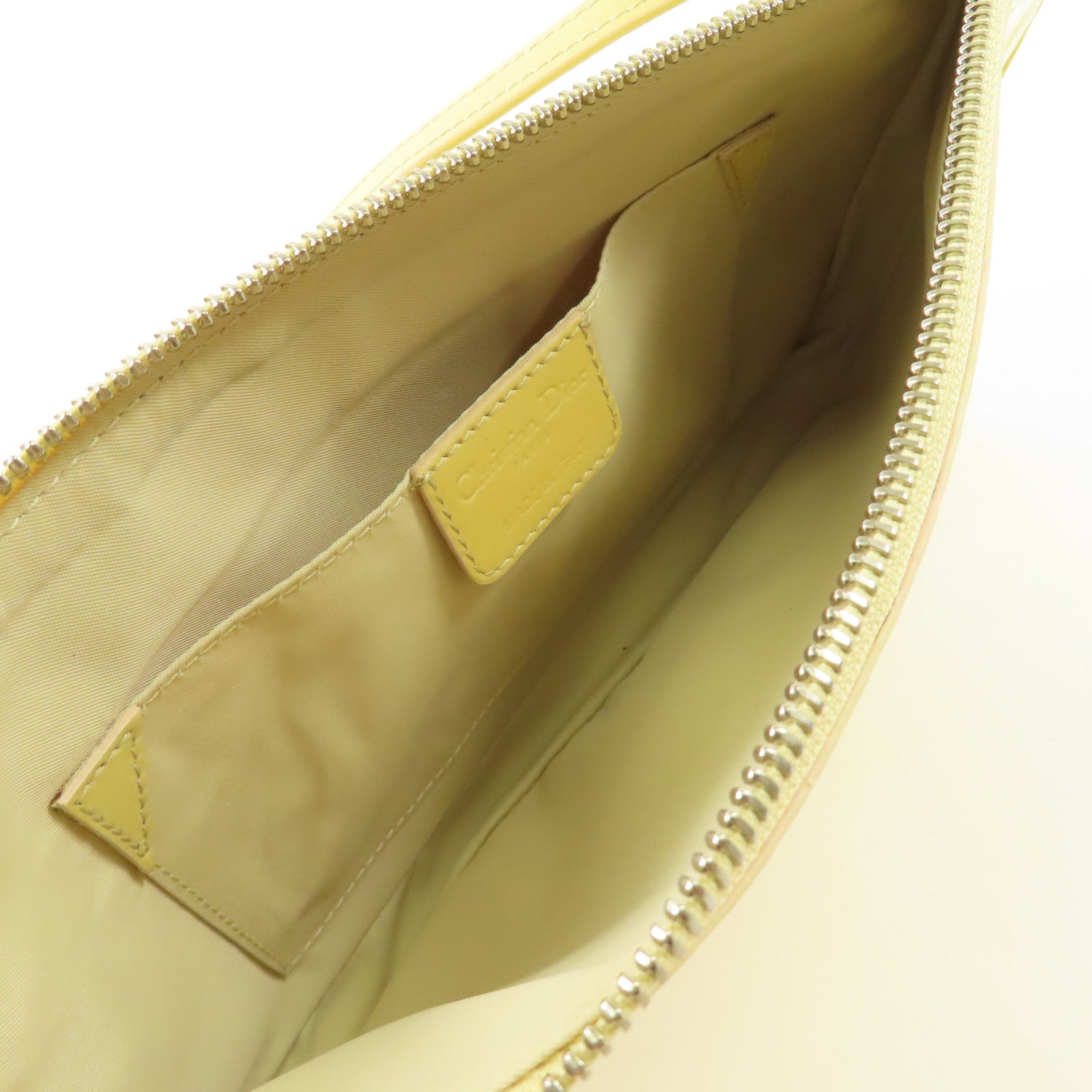 Dior 漆皮皮革Shoulder Bag銀扣肩背袋