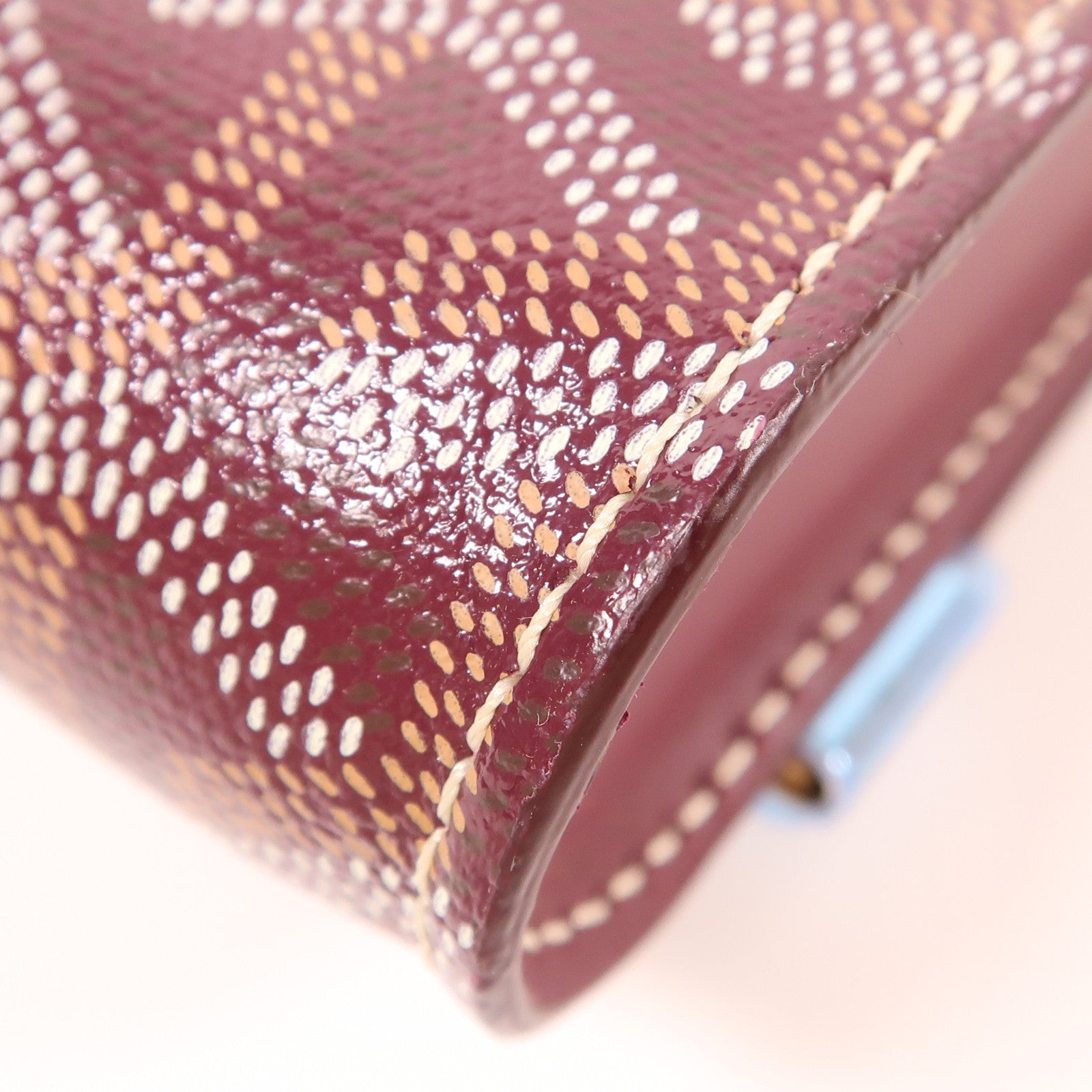 GOYARD 【激減優惠】塗層帆布Monte Carlo銀扣肩背袋