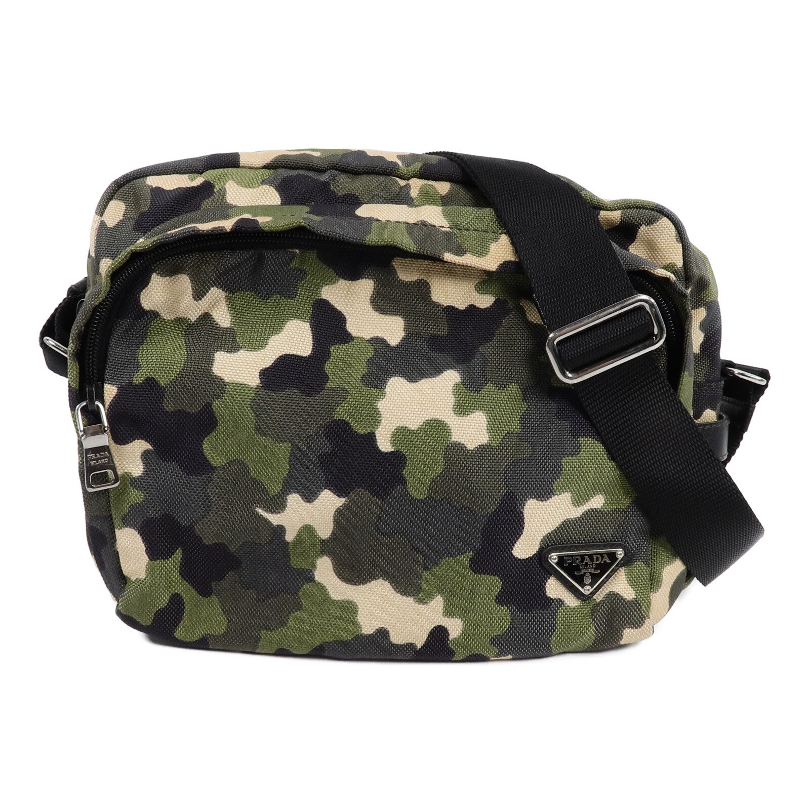 PRADA 尼龍Camouflage Messenger Bag肩背袋
