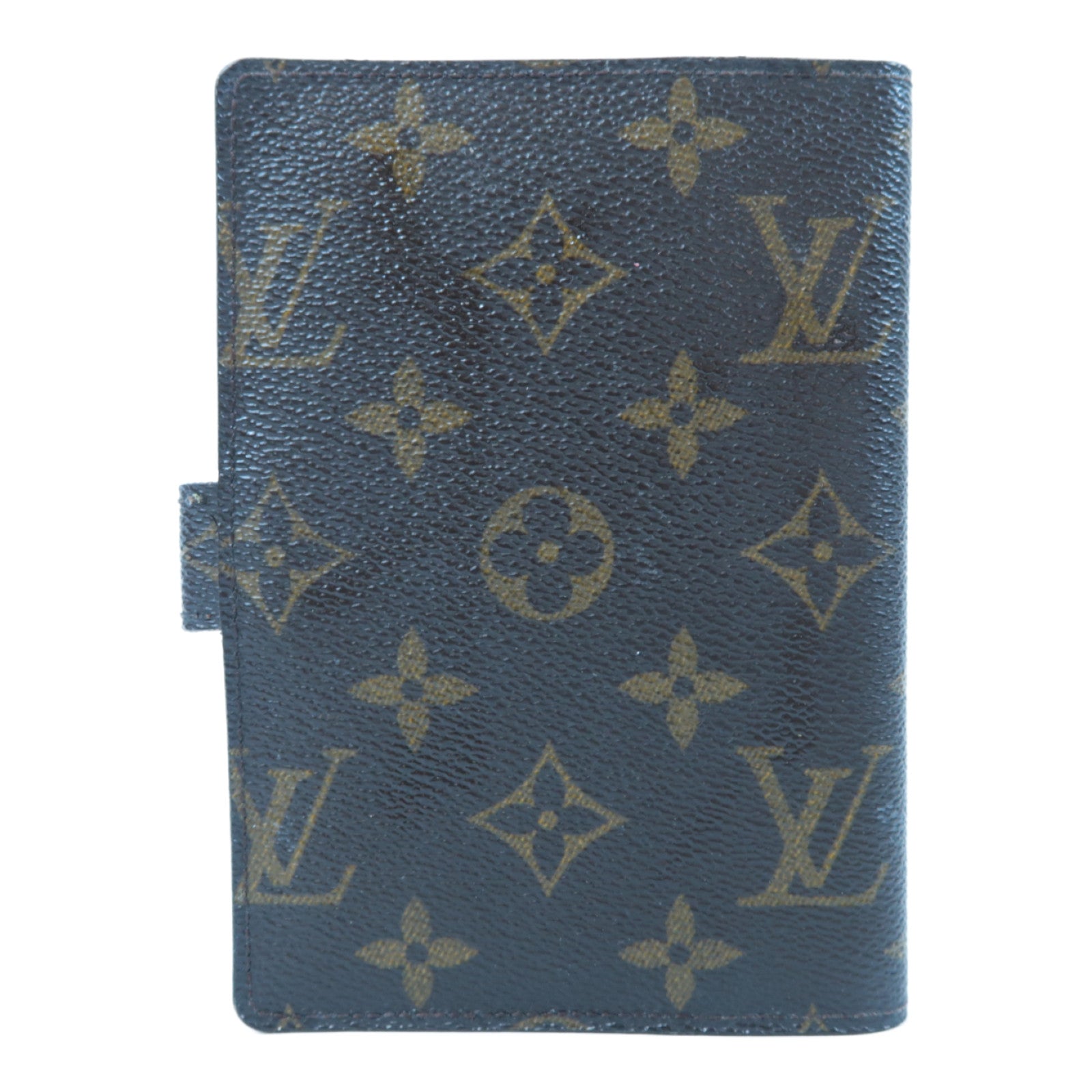LOUIS VUITTON Monogram Small Ring Agenda Cover金扣小號活頁環記事本封套啡色
