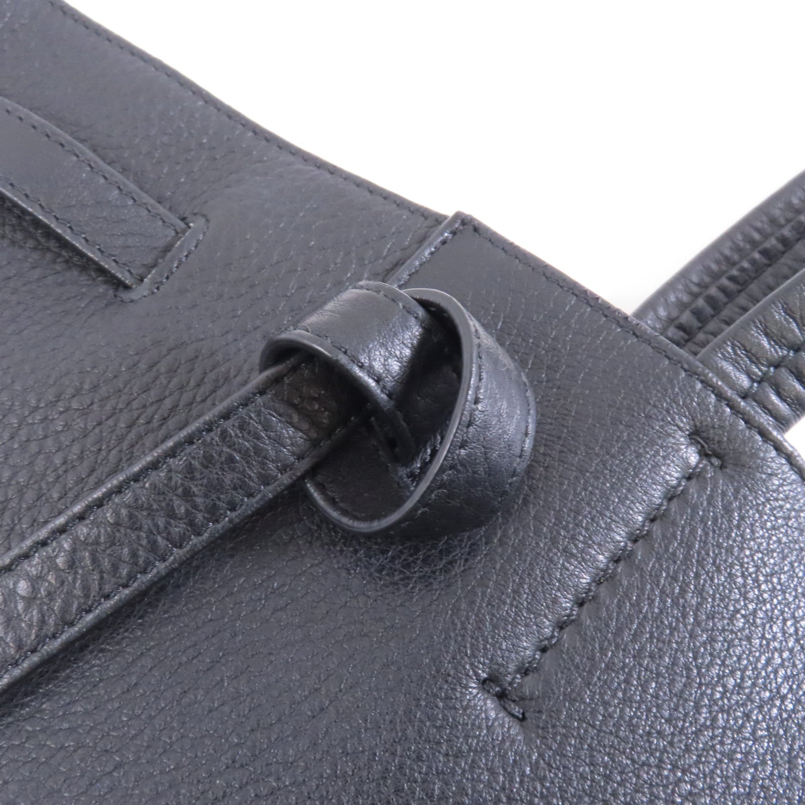 CELINE 牛皮皮革Tote Bag金扣手挽袋黑色