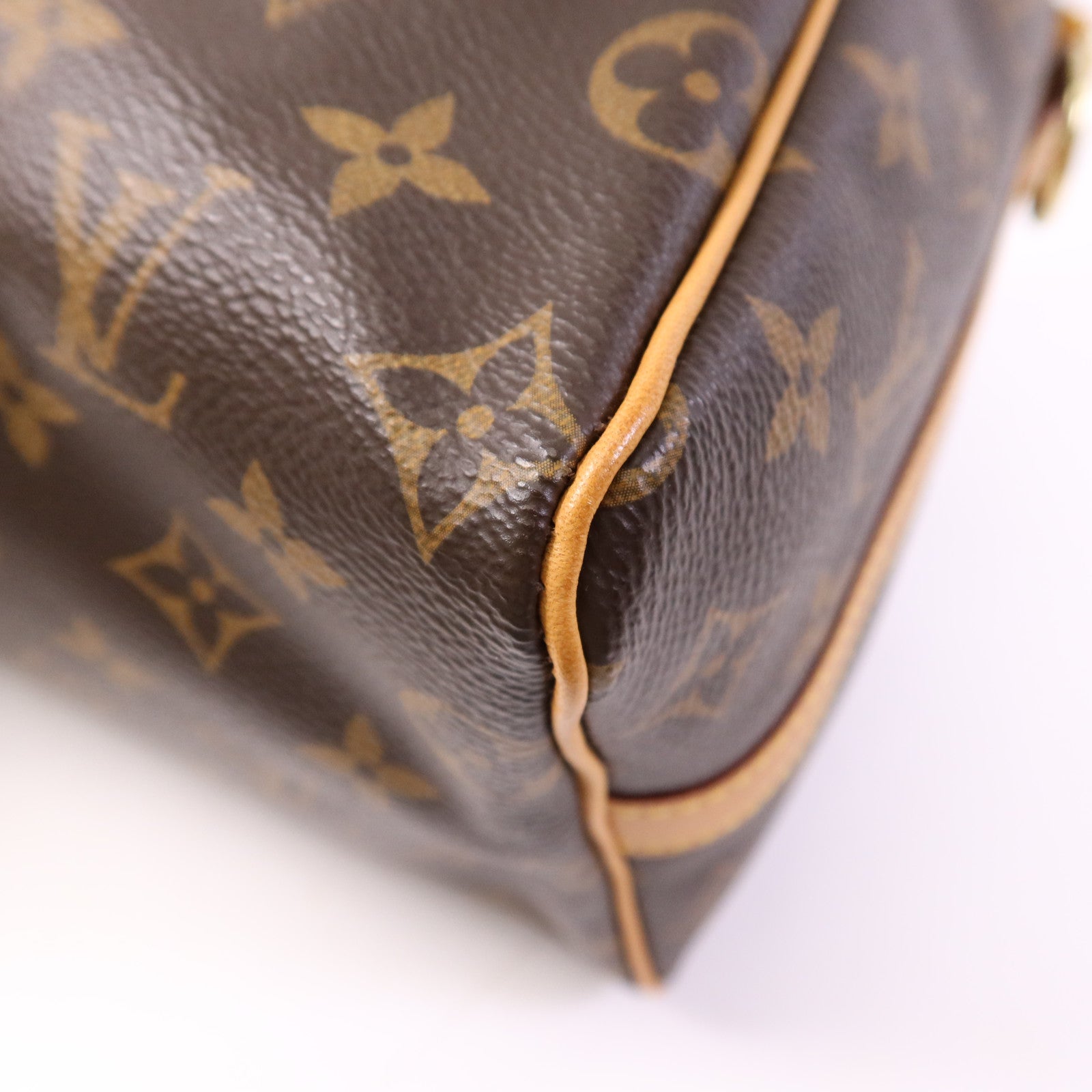 LOUIS VUITTON Monogram Speedy Bandouliere 25金扣手挽肩背兩用袋