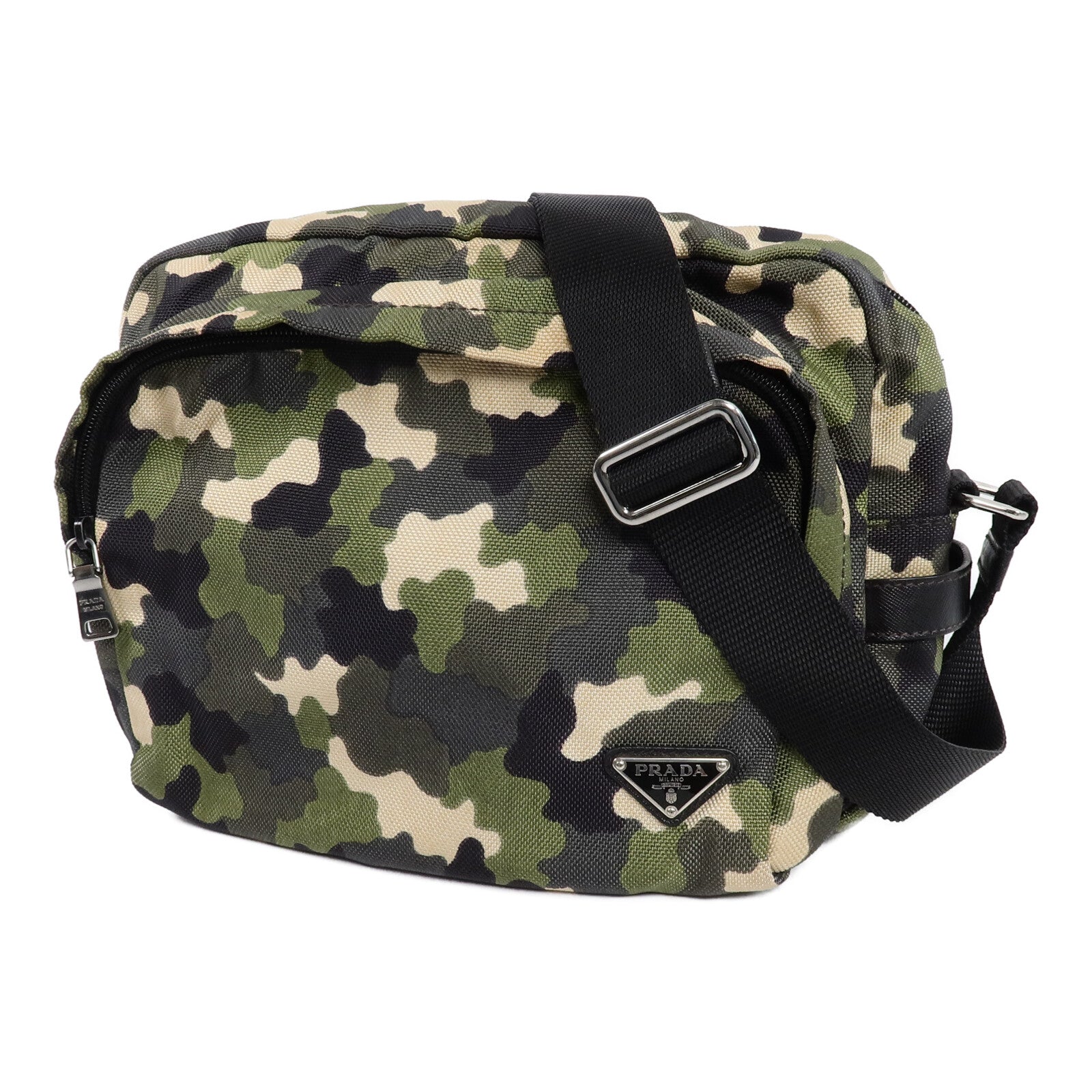 PRADA 尼龍Camouflage Messenger Bag肩背袋