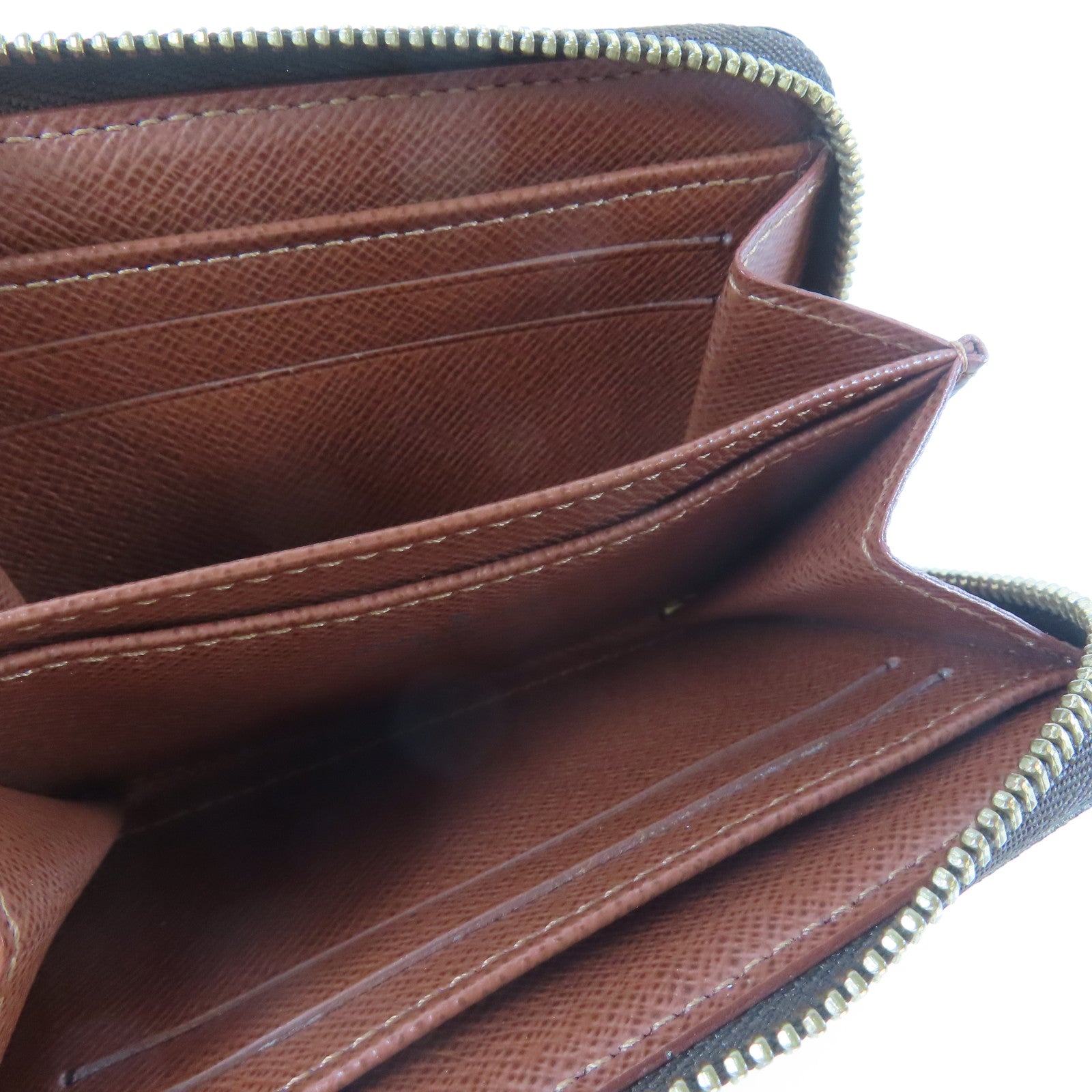 LOUIS VUITTON 【激減優惠】Monogram Zippy Coin Purse金扣零錢包啡色