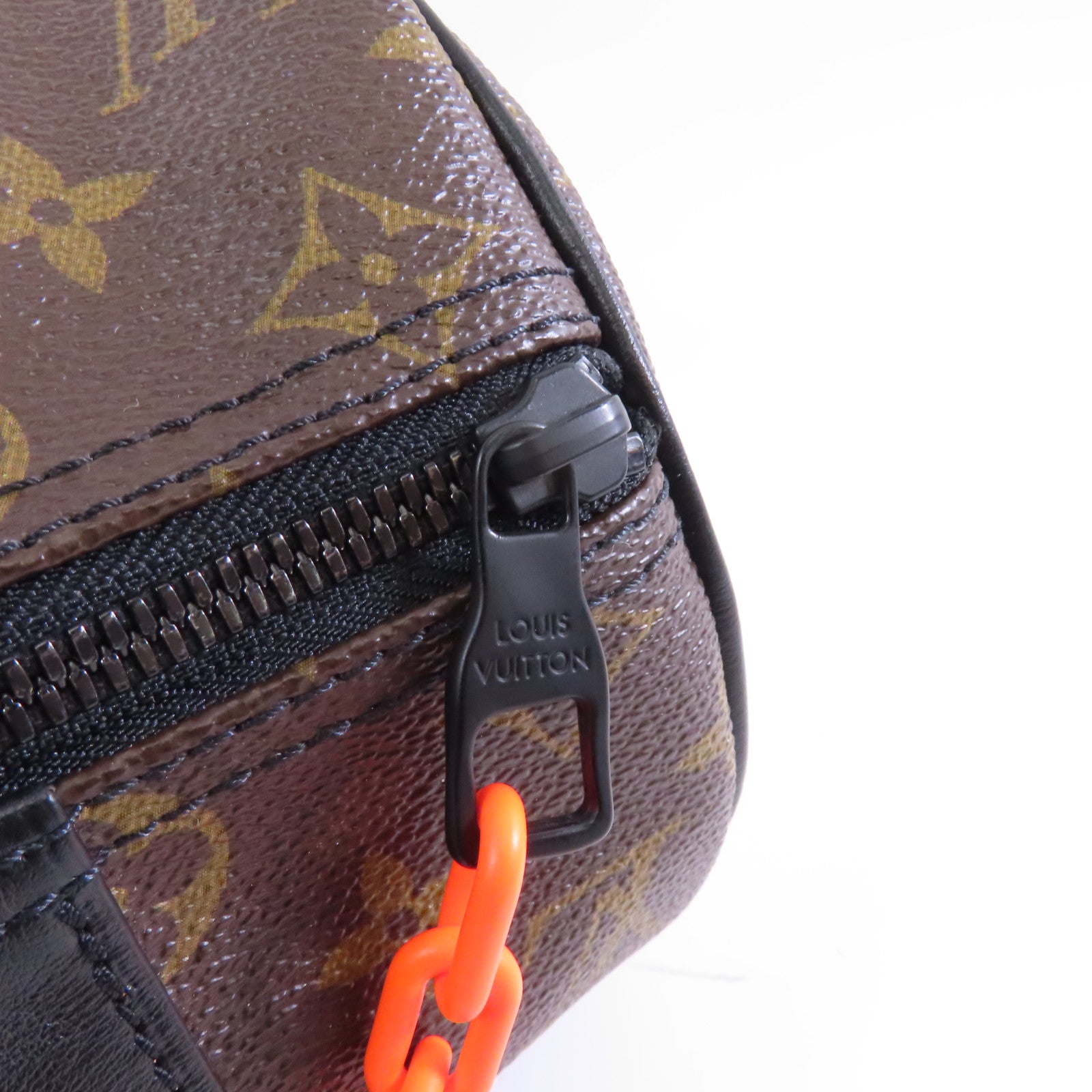 LOUIS VUITTON Monogram Solar Ray Papillon Messenger 手挽肩背兩用袋棕色/黑色/橙色