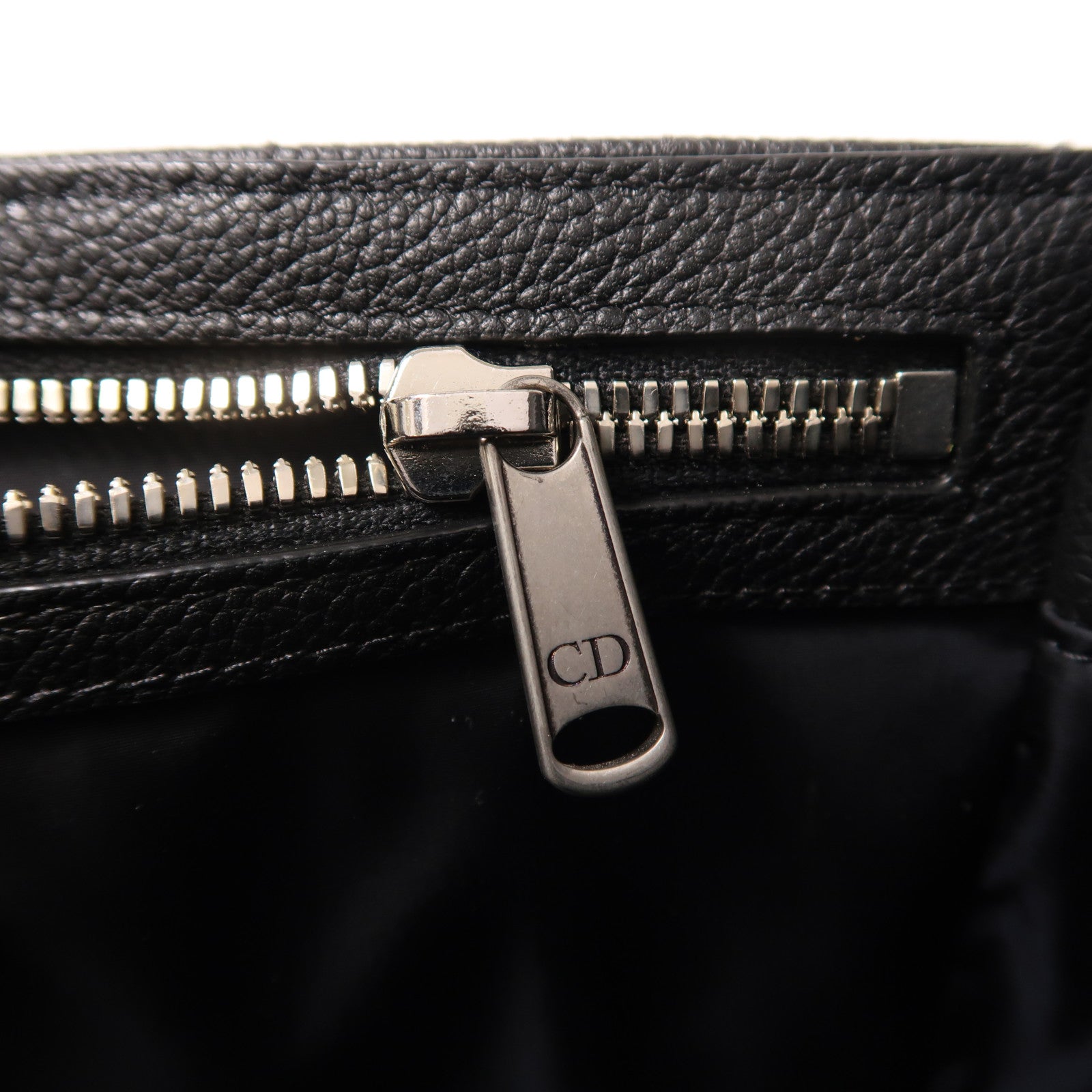 Dior 牛皮皮革Camera Bag銀扣肩背袋