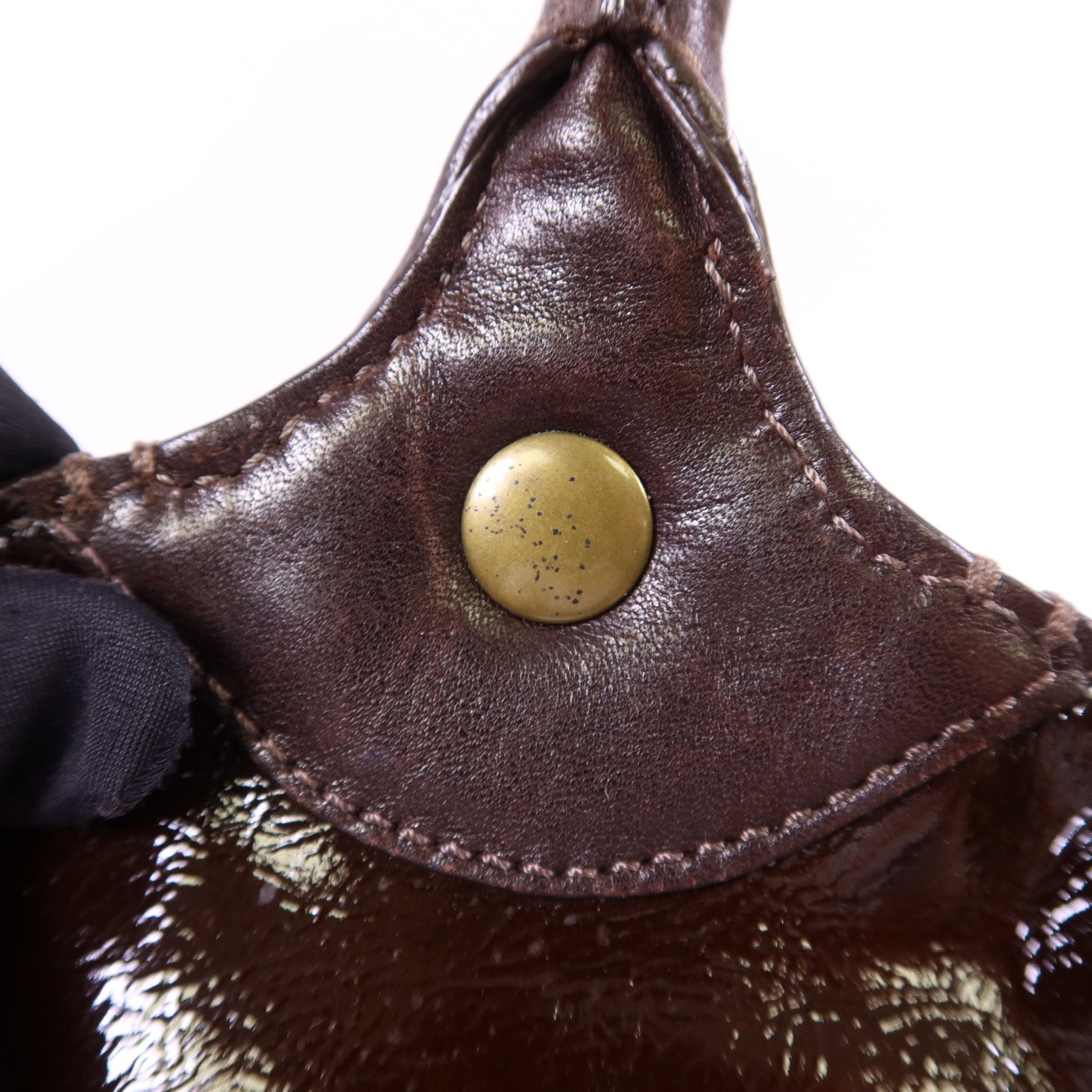 COACH 漆皮皮革Shoulder Bag肩背袋