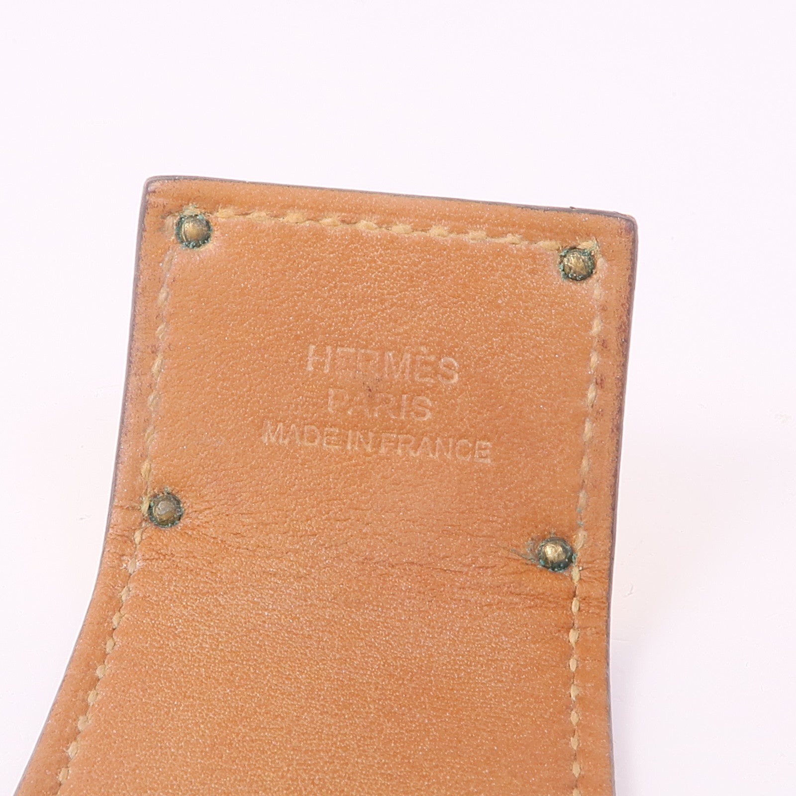 HERMES Swift皮革Kelly Dog Bracelet金扣手帶Noir