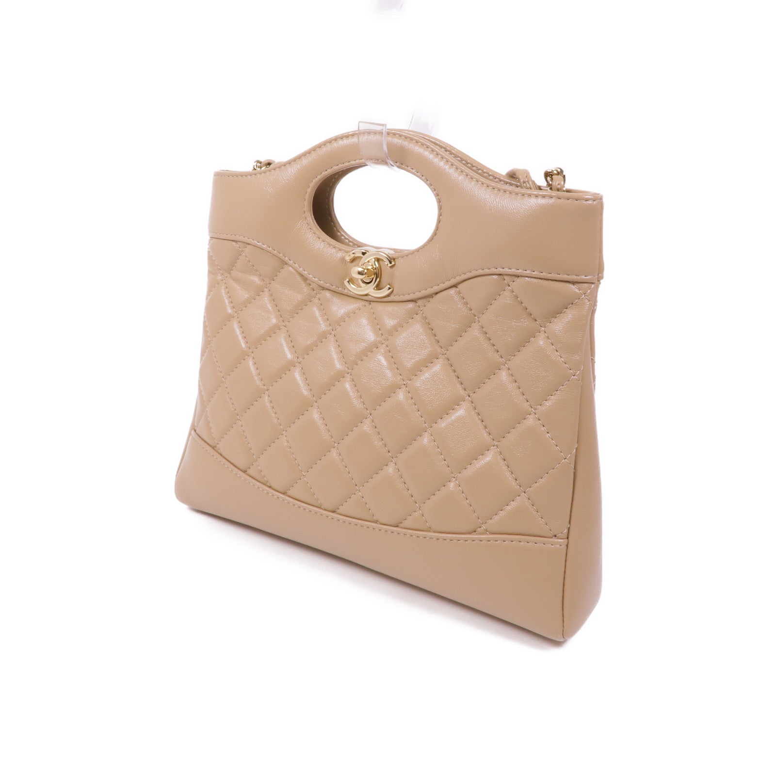 CHANEL 羊皮皮革Chanel 31 Mini金扣手挽肩背兩用袋