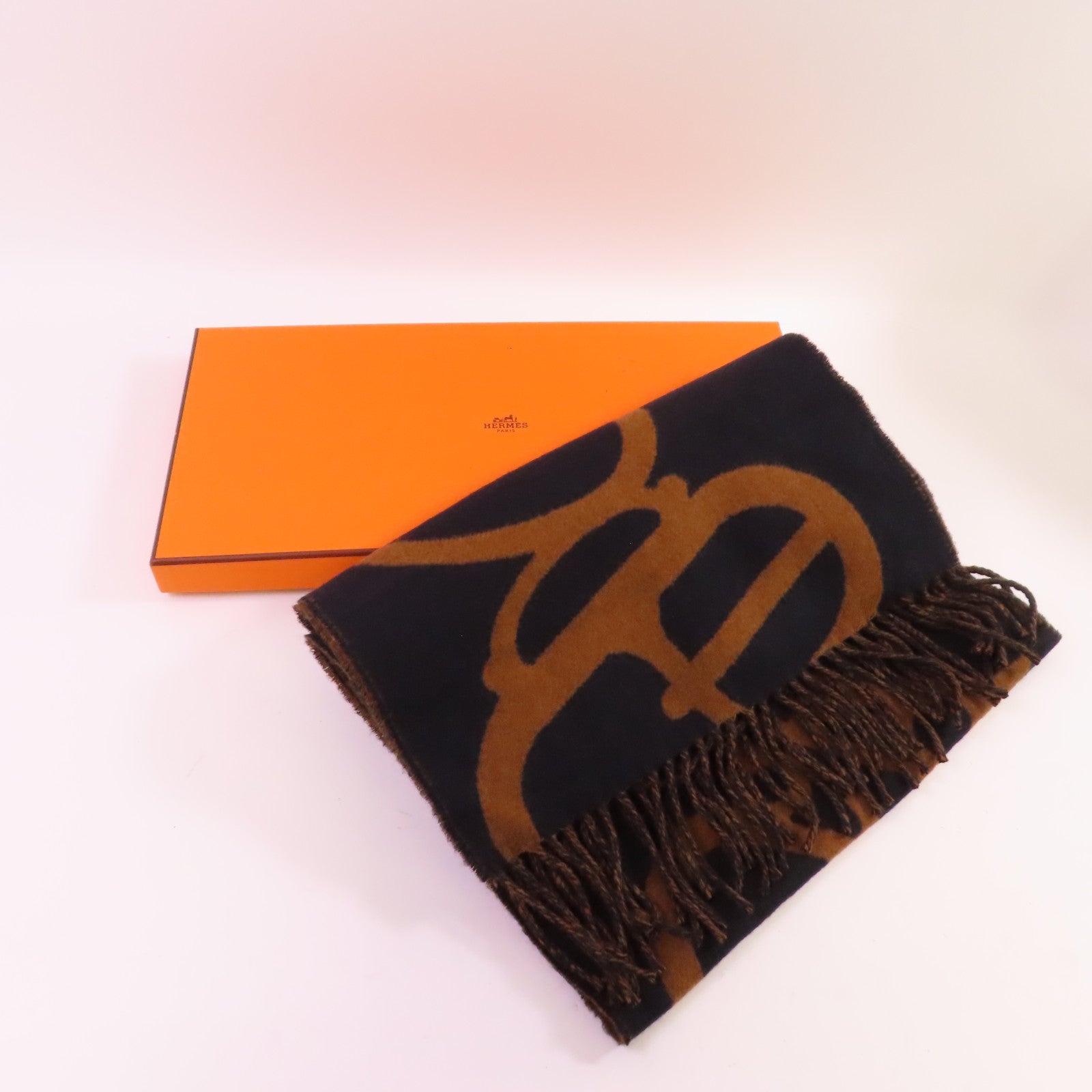 HERMES 羊絨Scarf圍巾