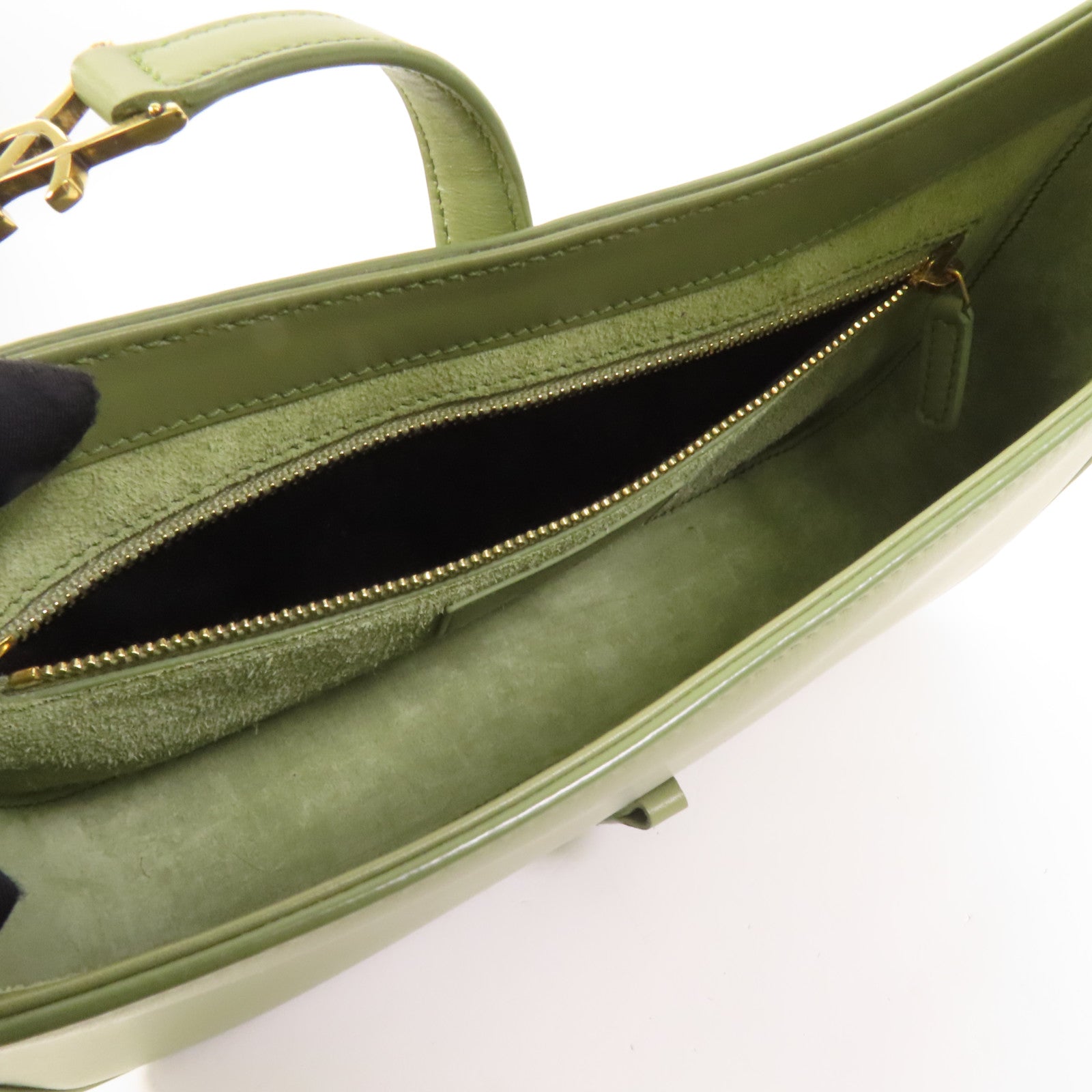 SAINT LAURENT 牛皮皮革Le 5 a 7 Hobo Bag肩背袋