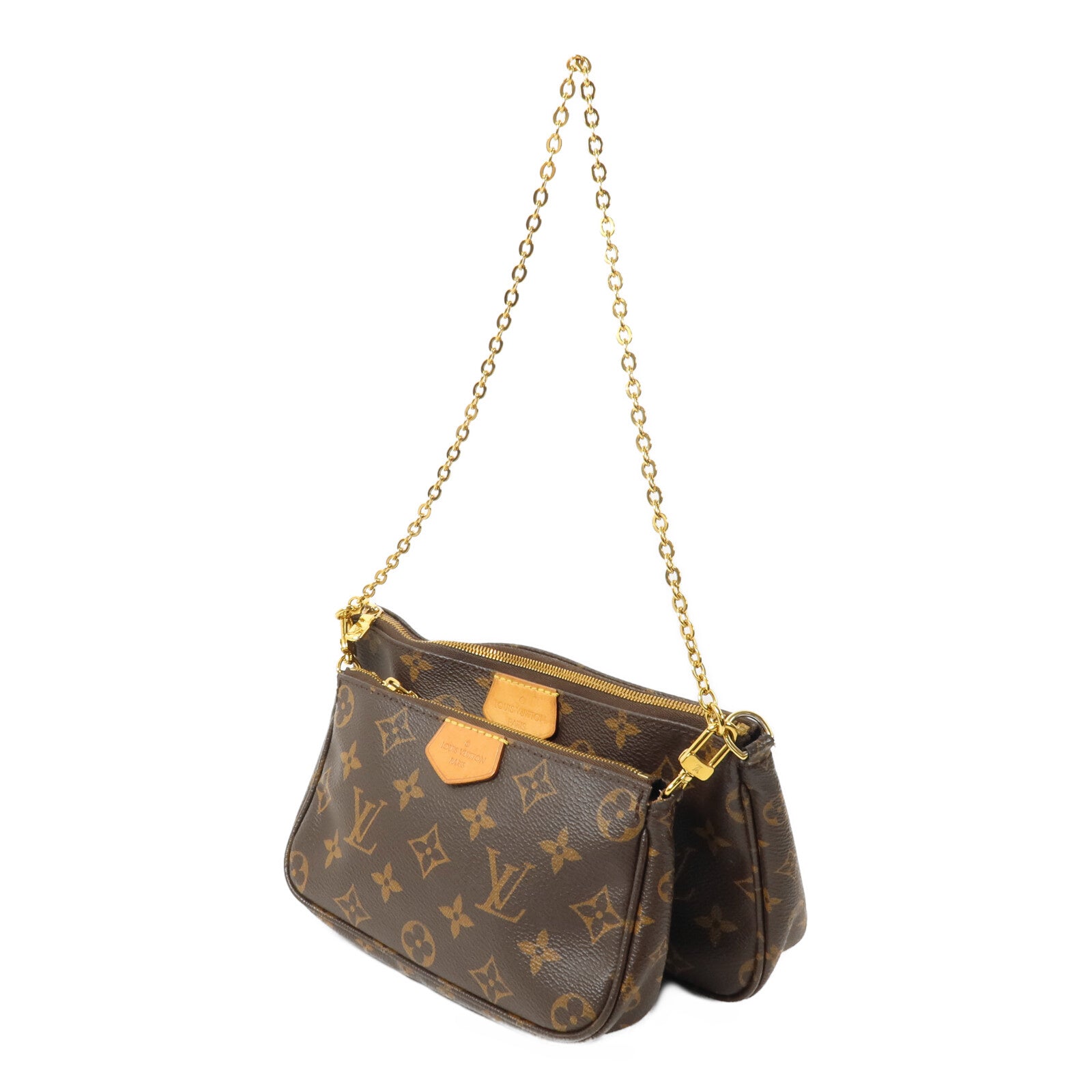 LOUIS VUITTON Monogram Multi Pochette Accessoires手挽肩背兩用袋