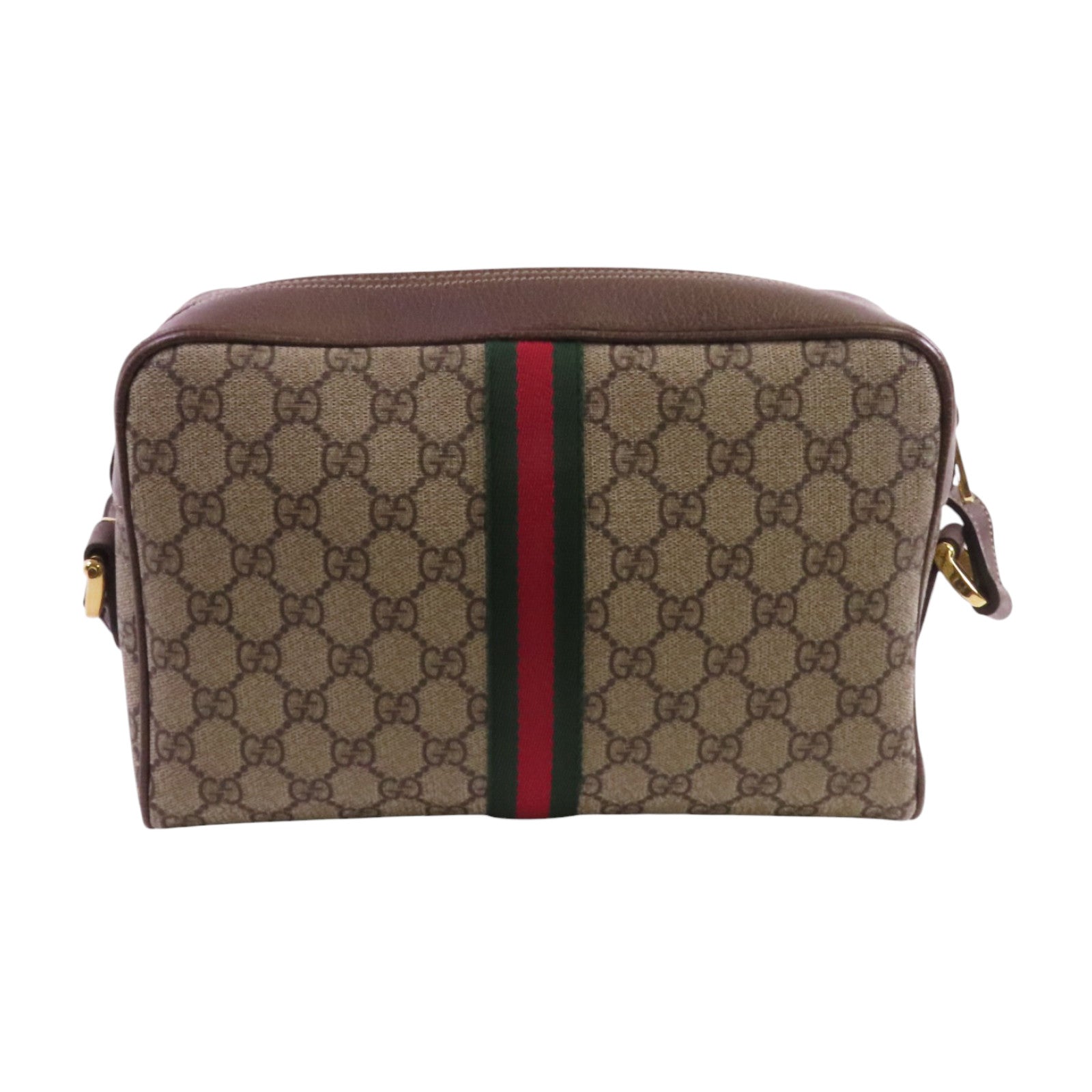 GUCCI 塗層帆布Ophidia Crossbody Bag金扣肩背袋