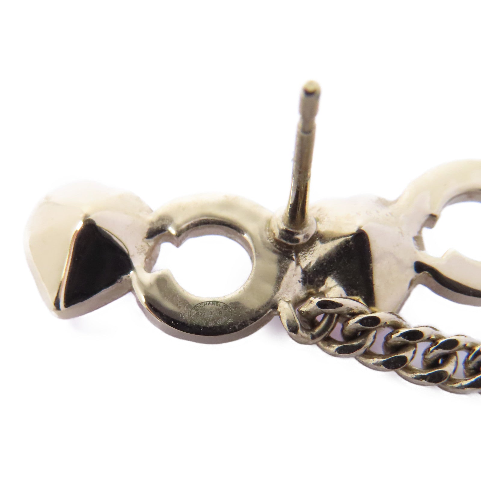 CHANEL 金屬Earrings耳環金色/粉色