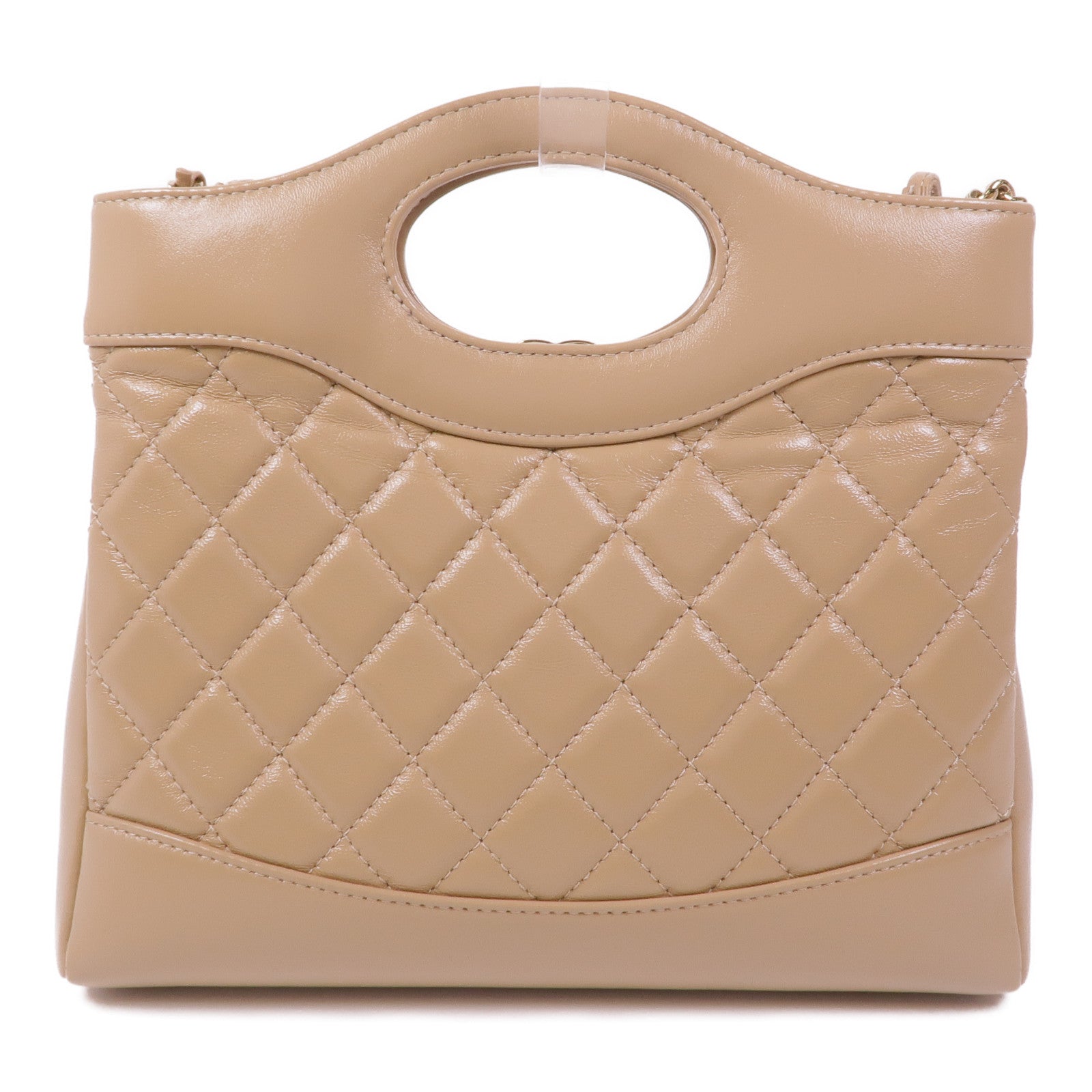 CHANEL 羊皮皮革Chanel 31 Mini金扣手挽肩背兩用袋