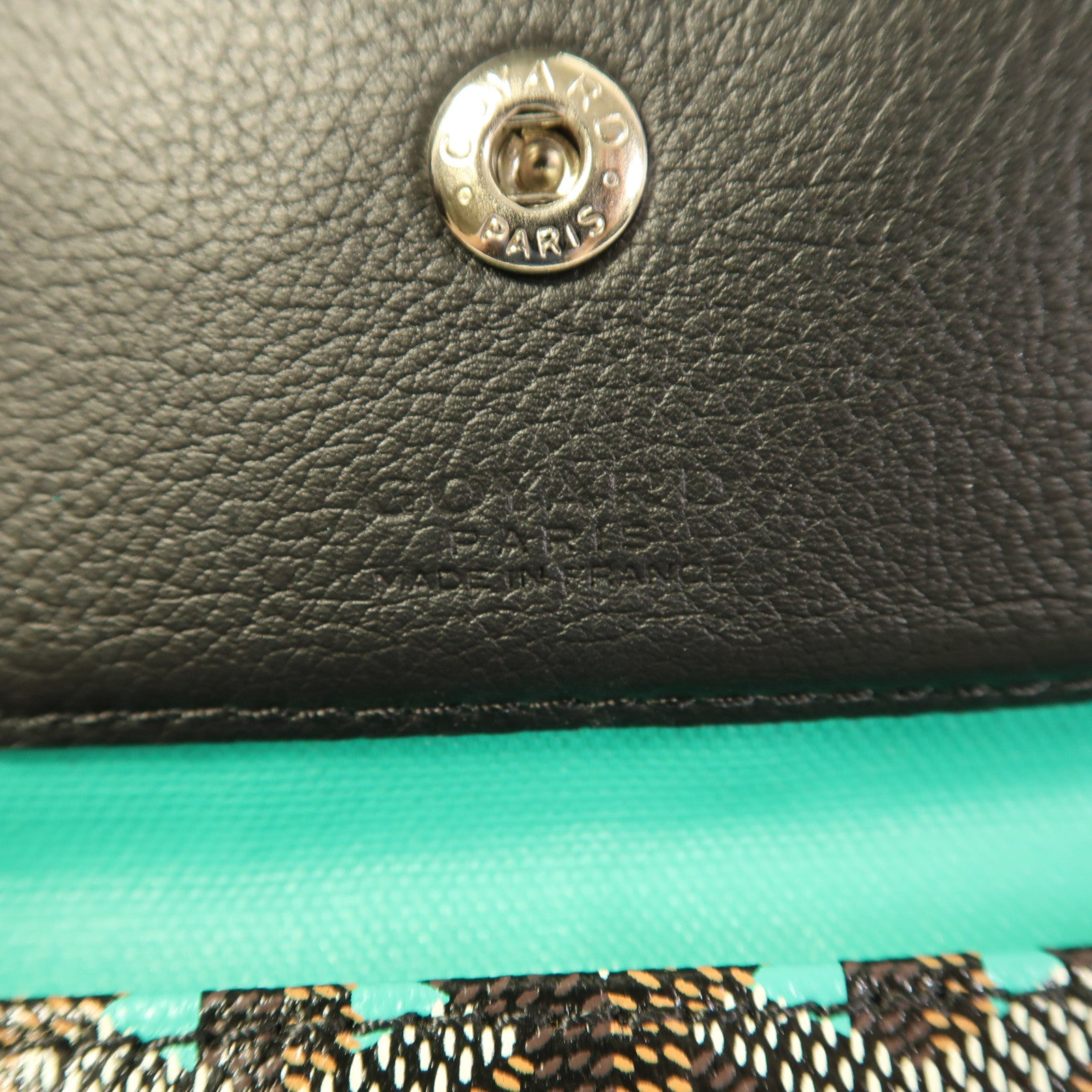 GOYARD Saint Louis Claire Voie Tote Bag Coated Canvas Black