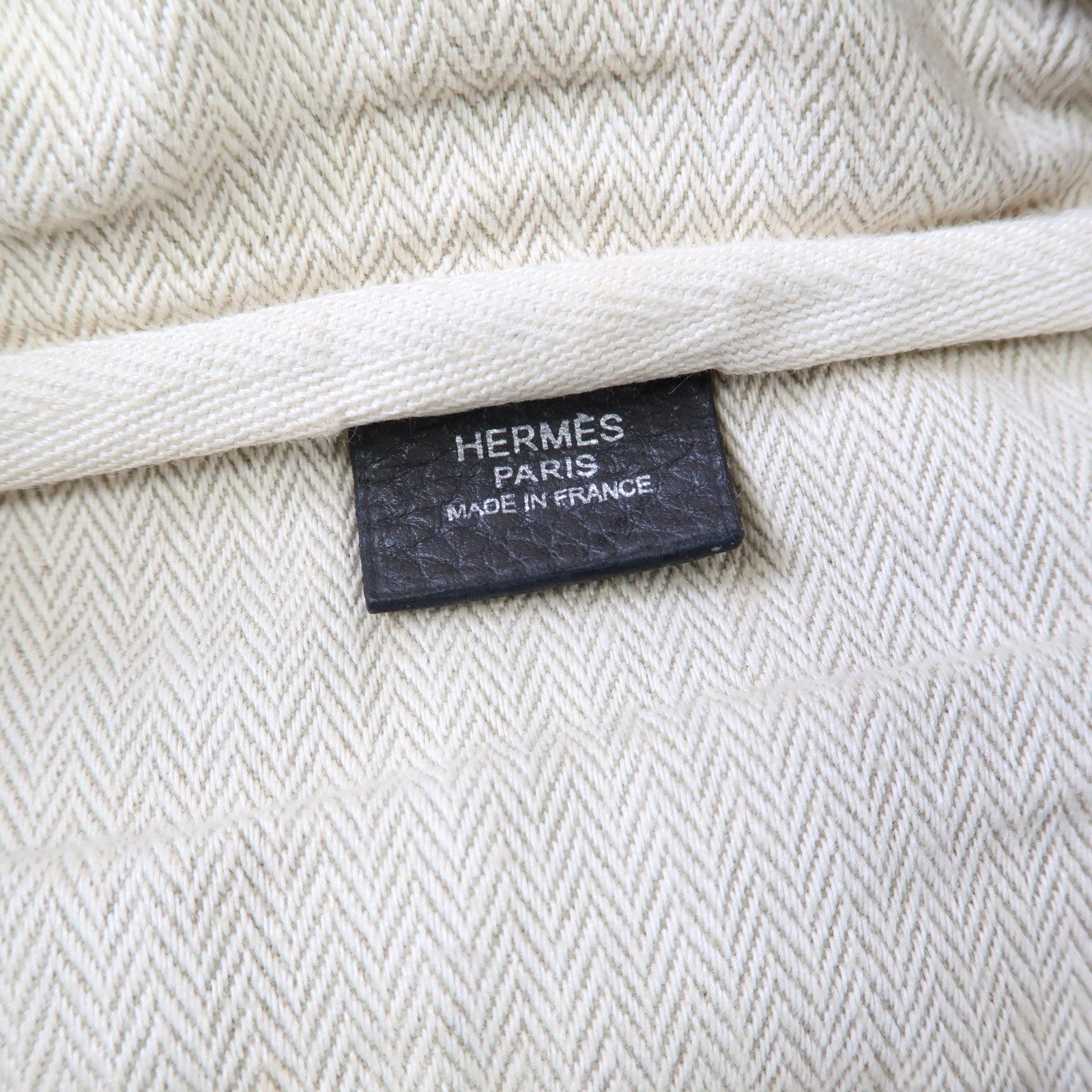 HERMES Clemence皮革Victoria銀扣手挽袋石墨灰色