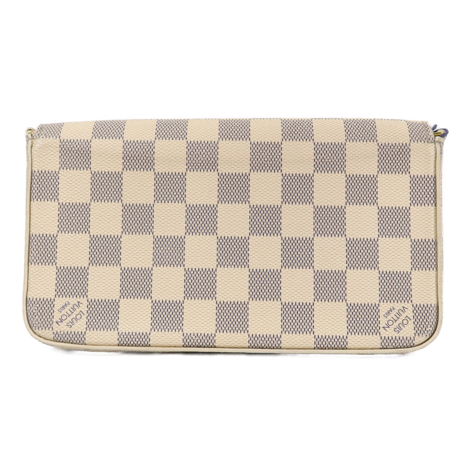 LOUIS VUITTON Damier Azur Pochette Felicie肩背袋