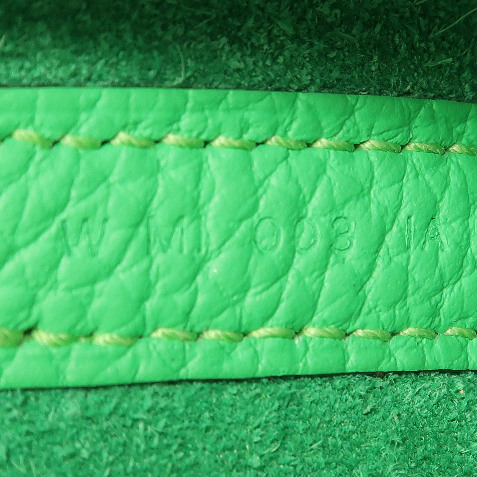 HERMES Clemence皮革Picotin PM銀扣手挽袋Vert Comic綠色